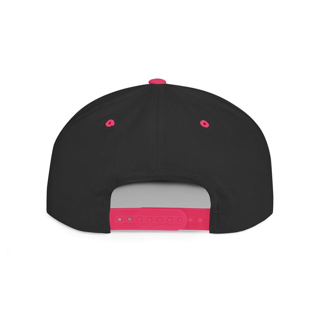 Snapback Hat — "Live Music Is My Jam" Graphic Flat Bill Cap