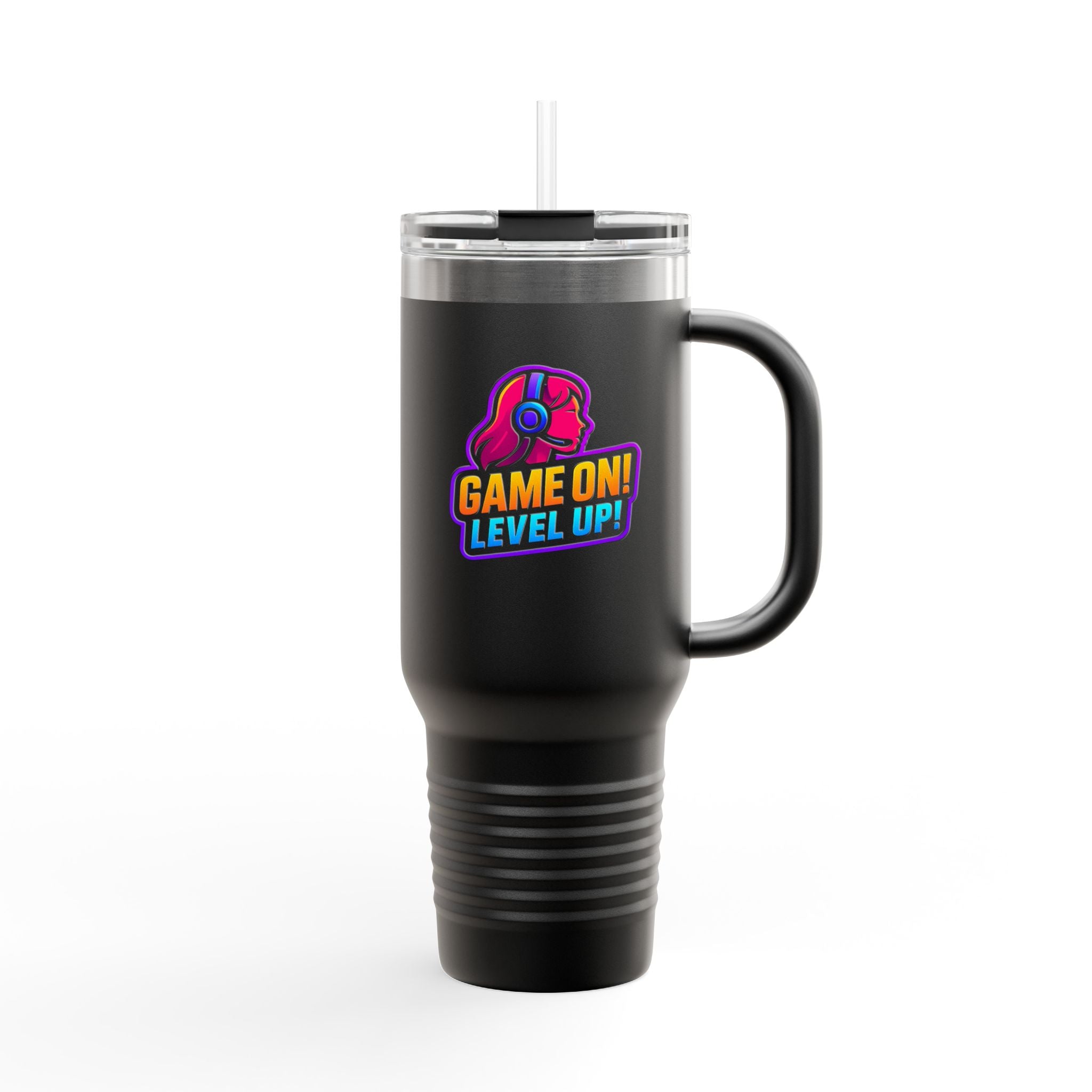 Game On! Level Up 40oz Insulated Travel Mug