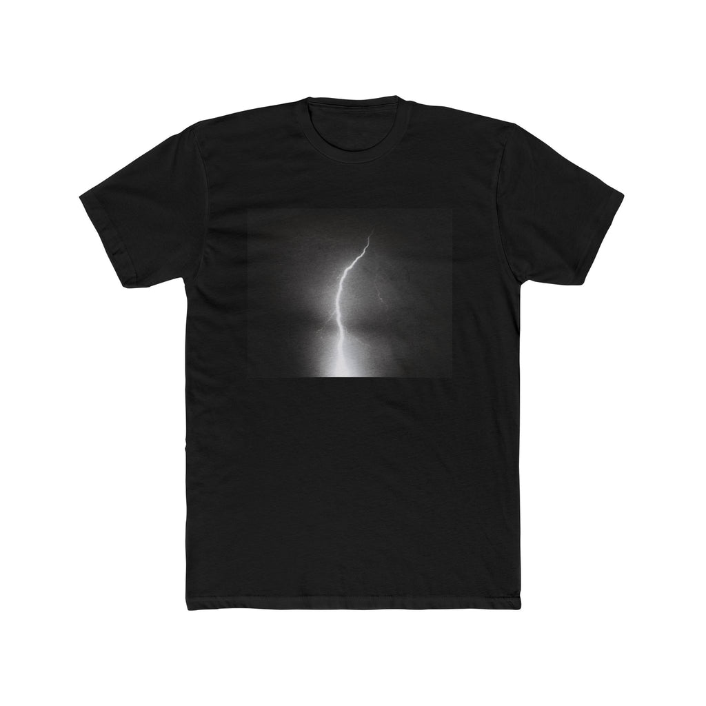 Lightning Bolt Unisex Cotton Crew Tee, Graphic Tee, Casual Wear, Lightning Design, Unique Gift, Everyday Comfort