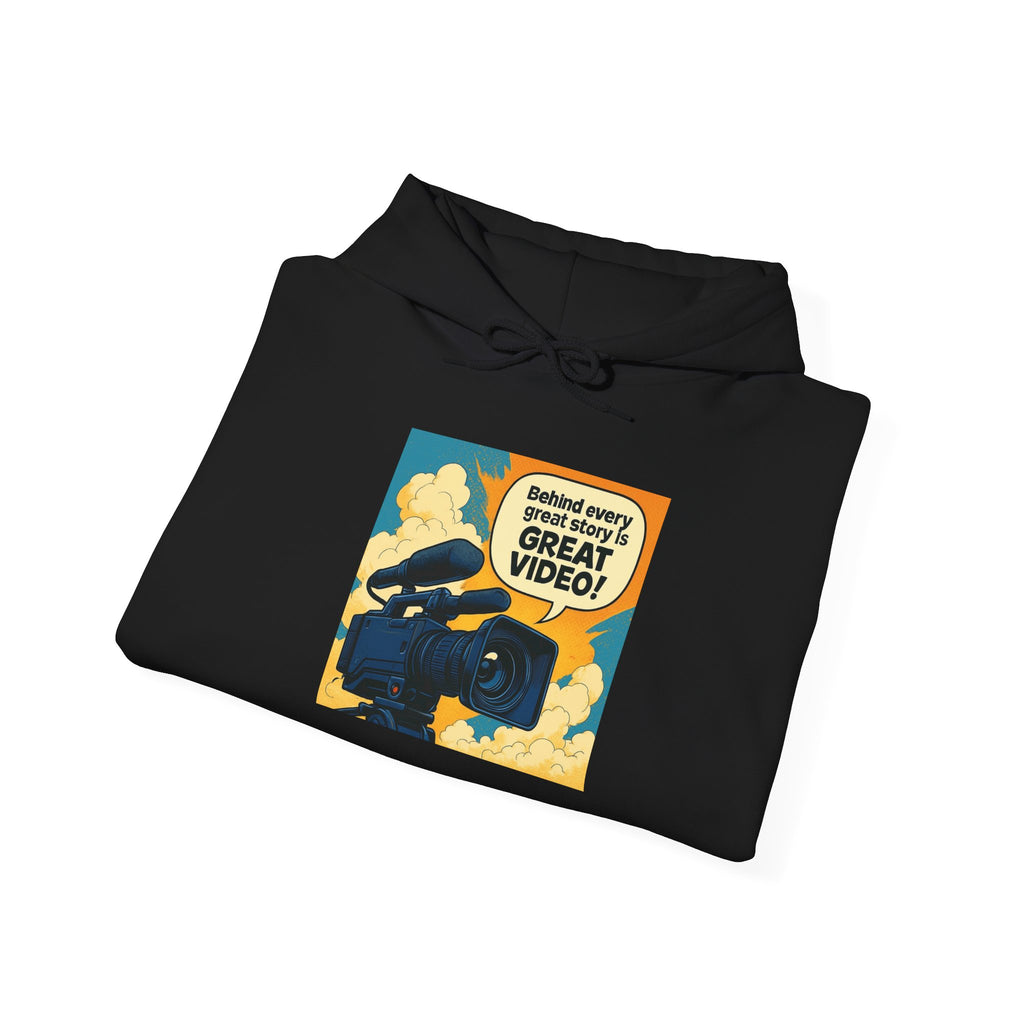 "Behind Every Great Video" Graphic Sweatshirt