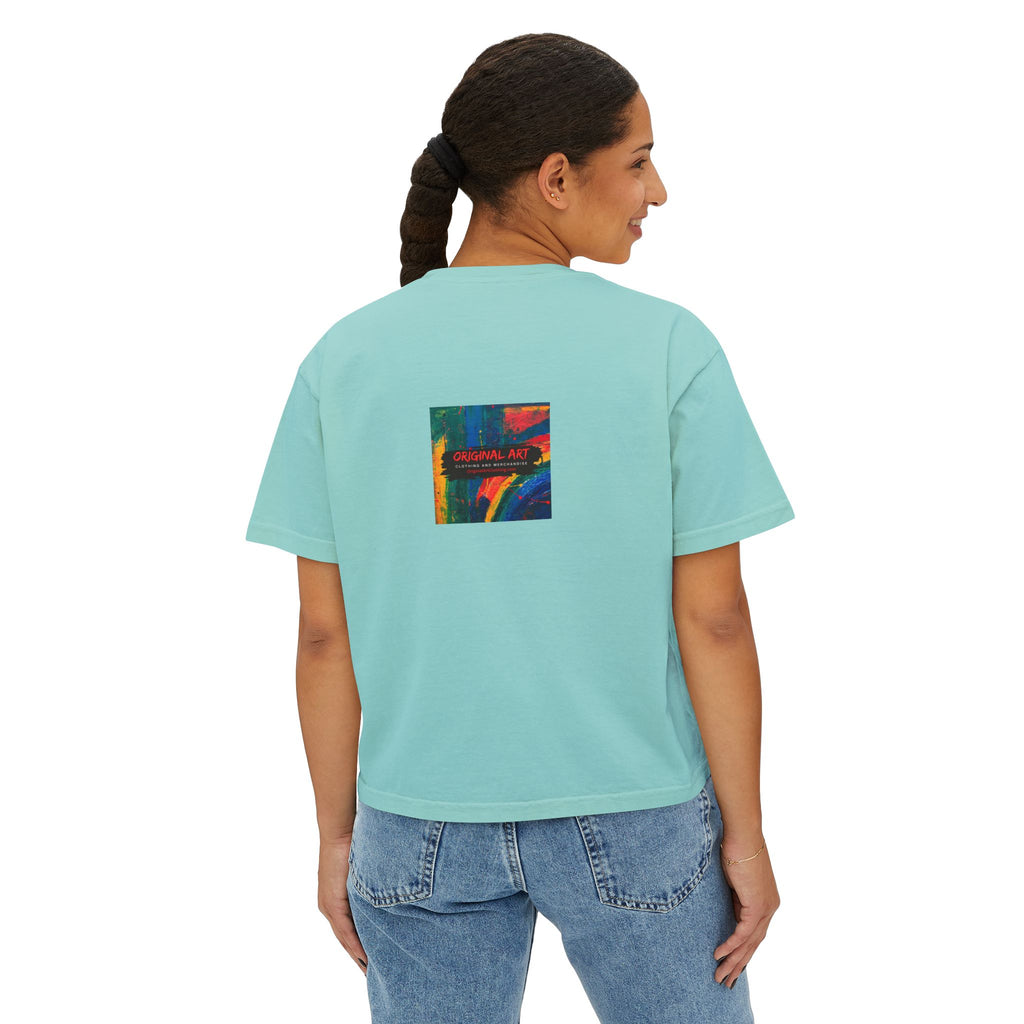 Nurses Superheroes Tee — "Nurses Super Heroes in Scrubs" Women's Boxy T‑Shirt (Casual Gift for Nurses)
