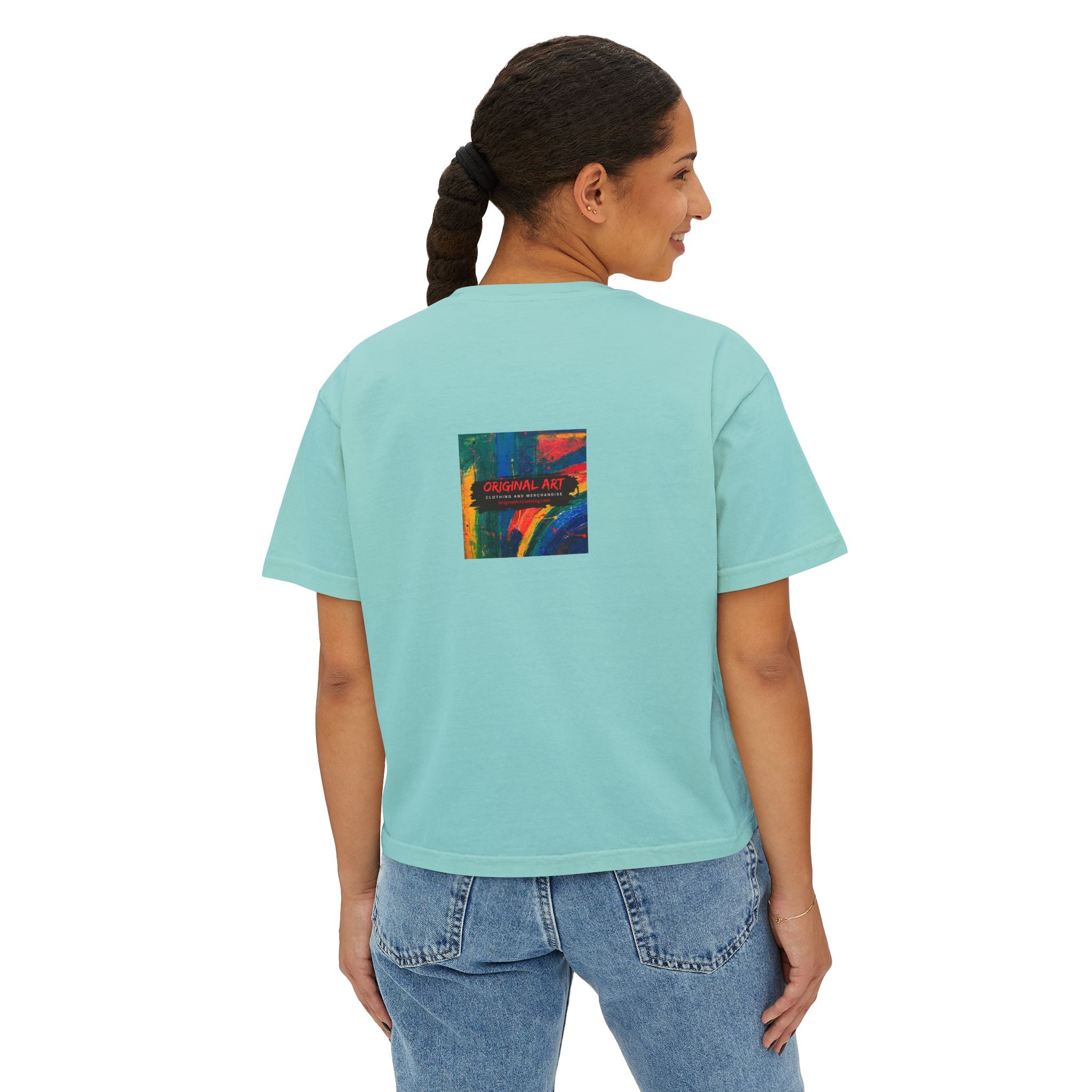 Nurses Superheroes Tee — "Nurses Super Heroes in Scrubs" Women's Boxy T‑Shirt (Casual Gift for Nurses)