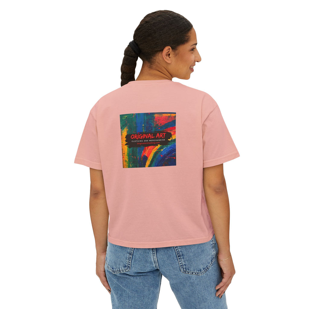 Dog Park Women's Boxy Tee, Cute Pet Lover Shirt, Casual Tee for Dog Owners, Gift for Dog Lovers, Fun T-Shirt for Pet Days