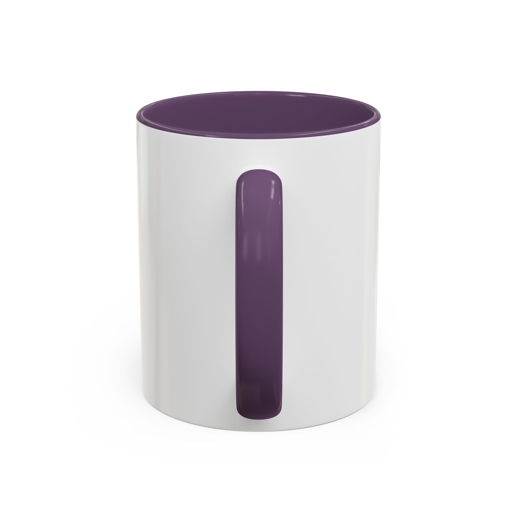 Teacher Coffee Mug — "I teach. It's a work of heart." Accent Black-Trim Mug (11/15oz)