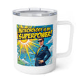 "Meteorology Is My Superpower" 10oz Insulated Coffee Mug —