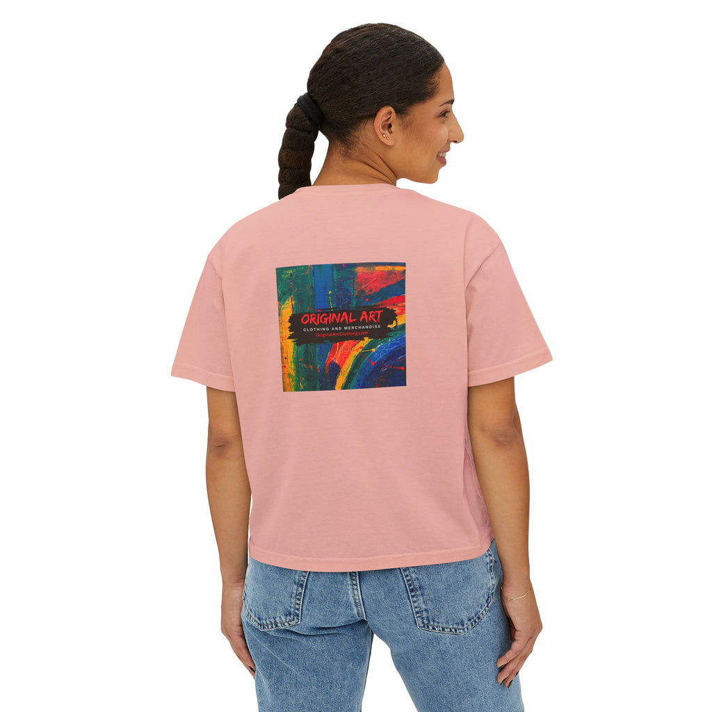 Teacher Quote Boxy Tee — "I teach. It's like directing a dramedy..."