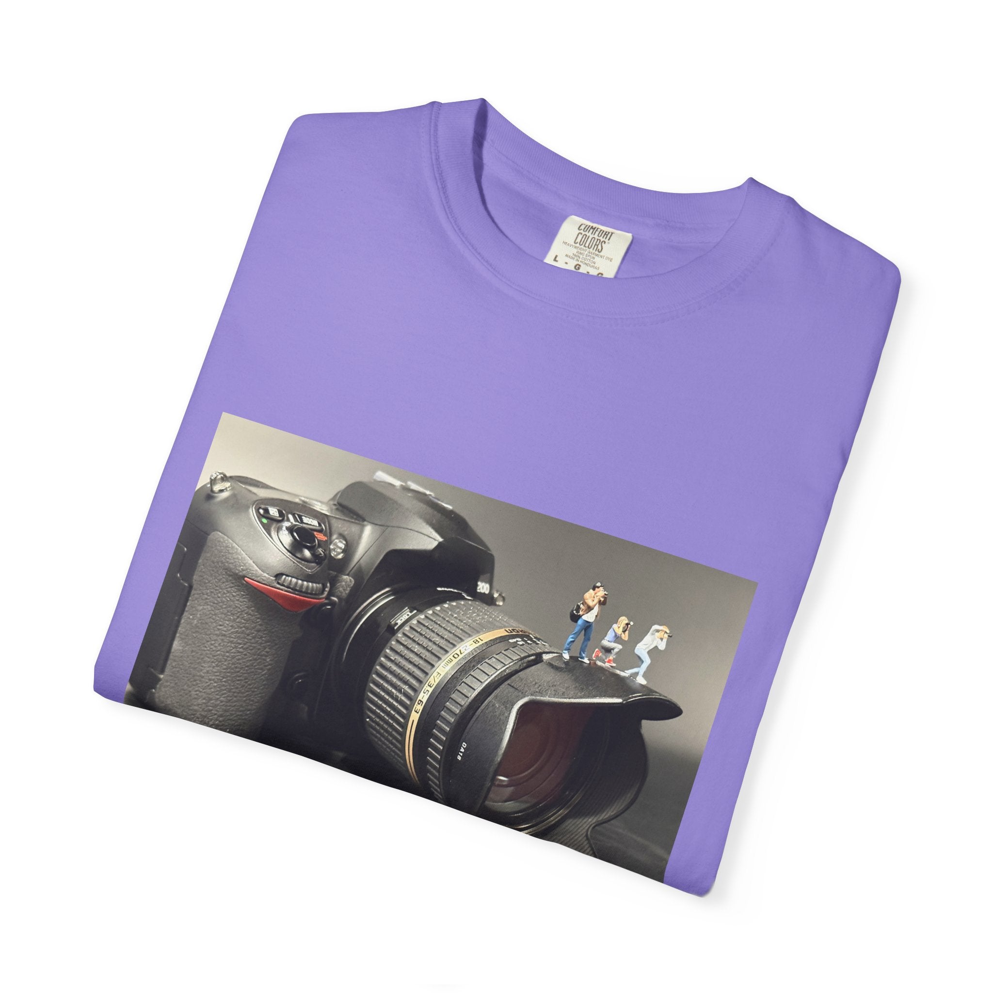Patience & Focus Camera Tee — Photographer Inspirational Graphic T-Shirt