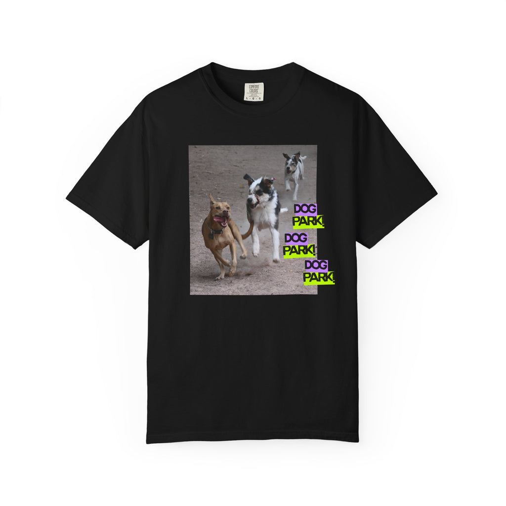 Dog Park Graphic Tee | Fun Pet Lover Shirt, Casual Dog Parent Apparel, Unique Gift for Dog Owners, Animal Lover Fashion