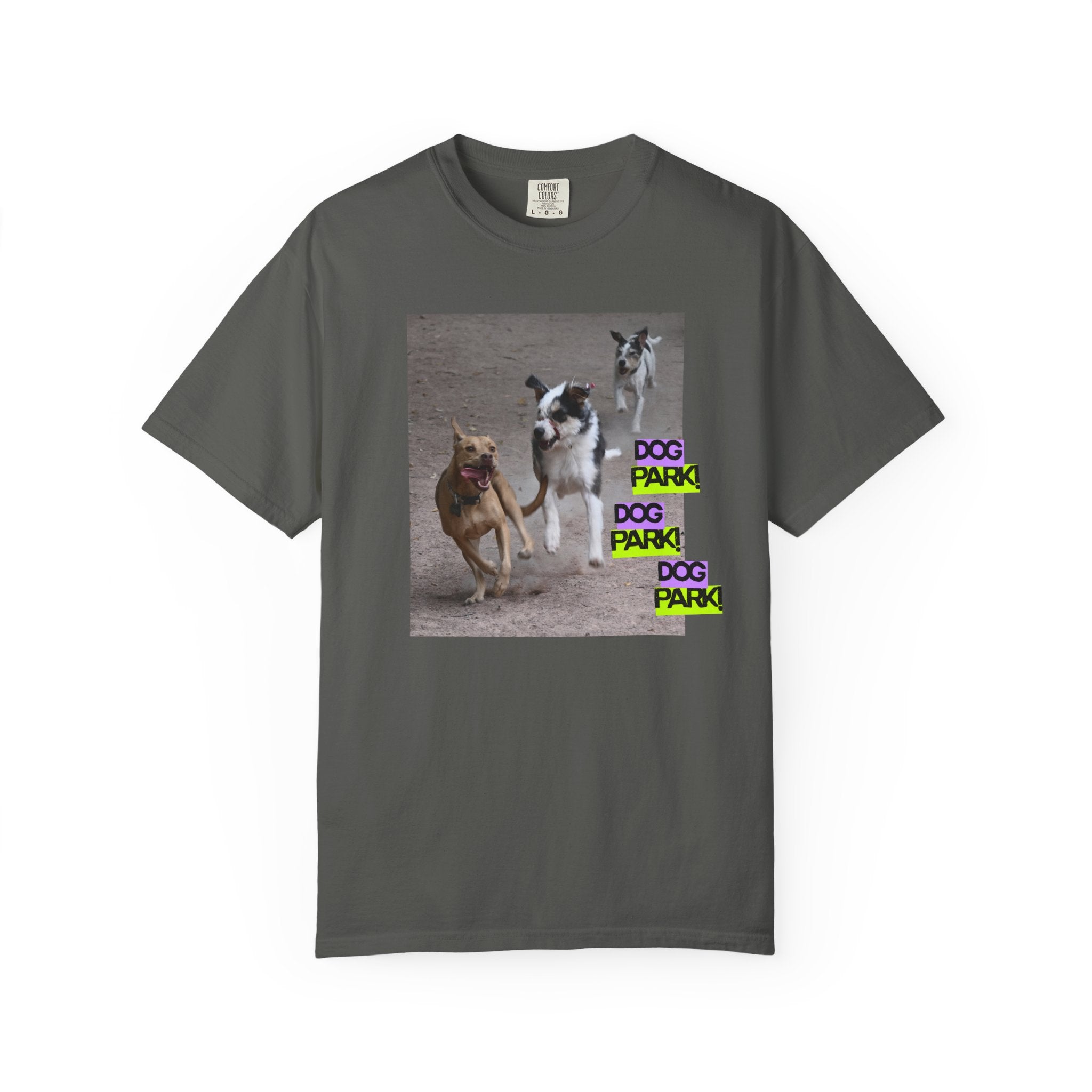 Dog Park Graphic Tee | Fun Pet Lover Shirt, Casual Dog Parent Apparel, Unique Gift for Dog Owners, Animal Lover Fashion