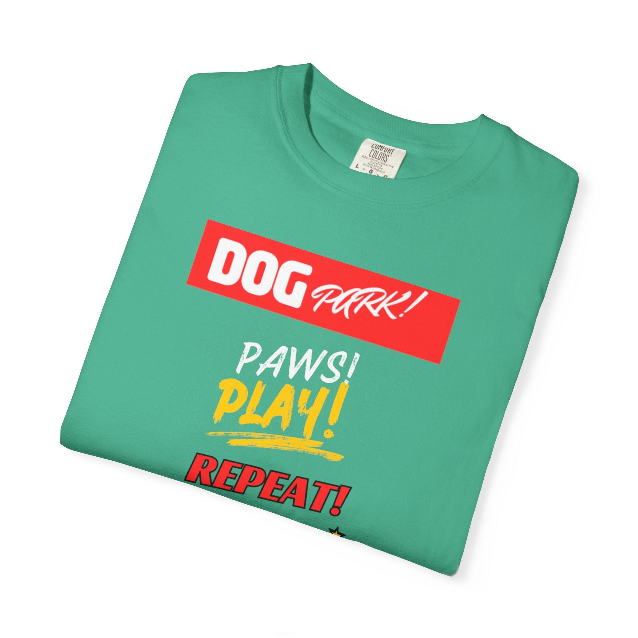Dog Park Unisex Garment-Dyed T-shirt