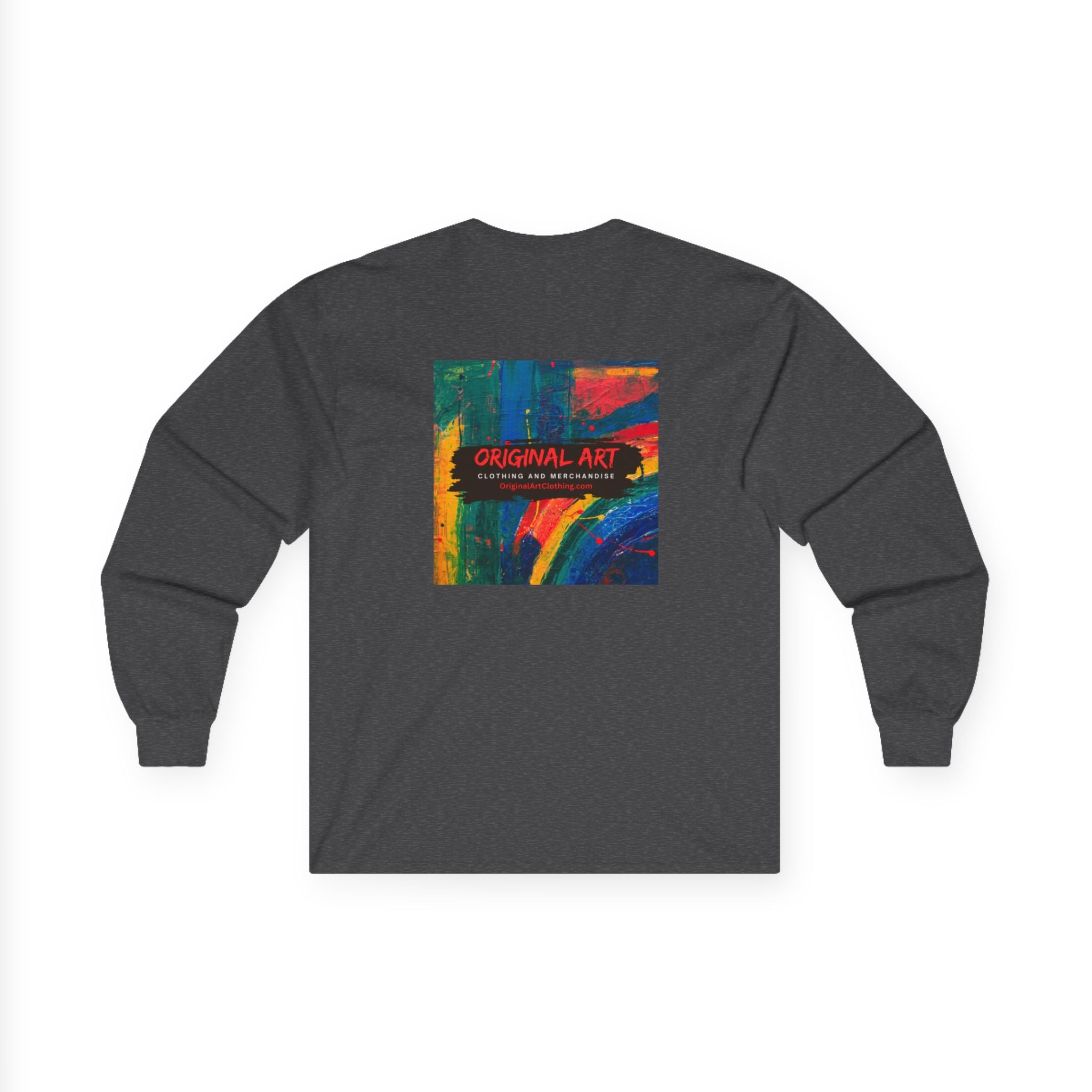 Long Sleeve Tee — "Deep Thought: I’m Sorry I Called You a Pompous Jerk" Minimal Square Graphic
