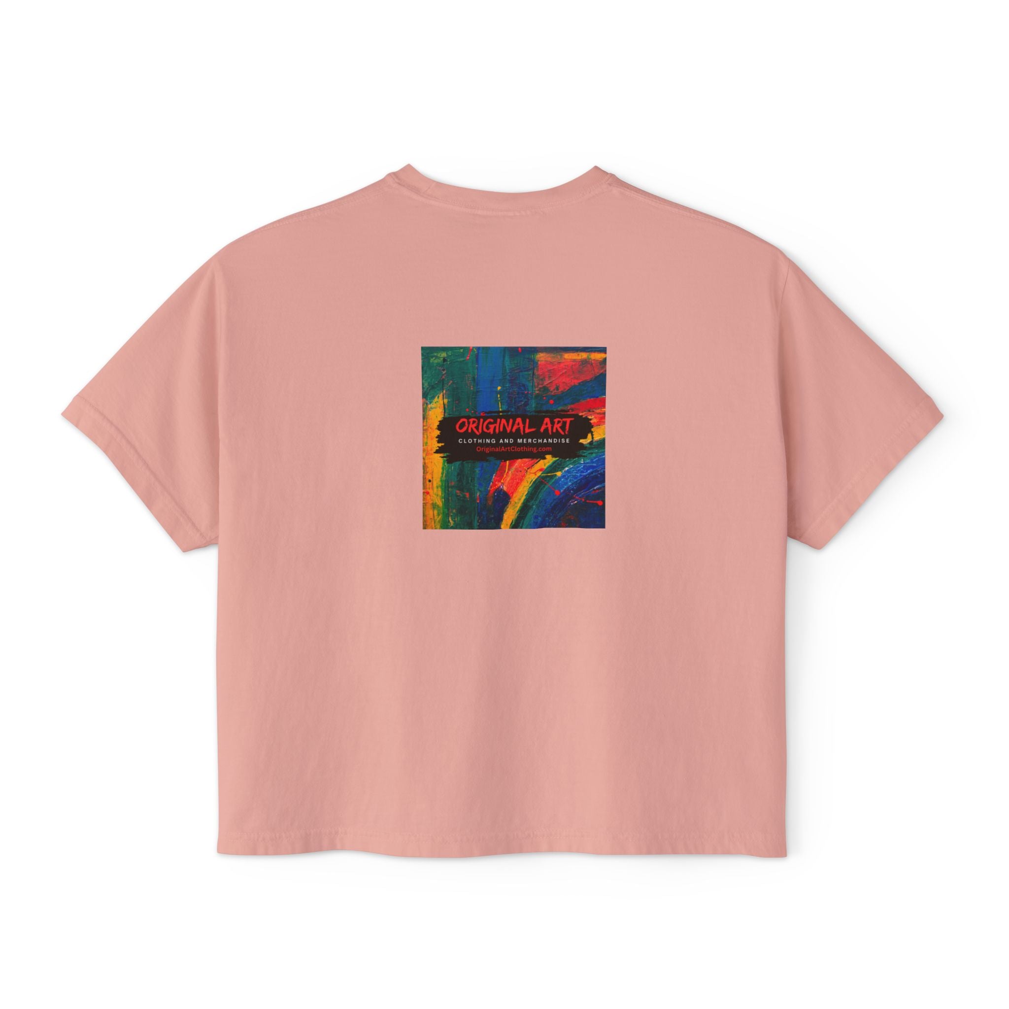Teacher Boxy Tee - "I teach. My super power is multi-tasking; patience is a close second." | Original Art Back