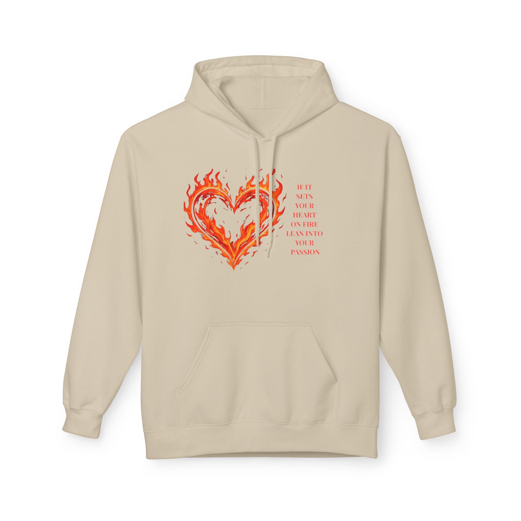 If It Sets Your Heart On Fire Graphic Pullover