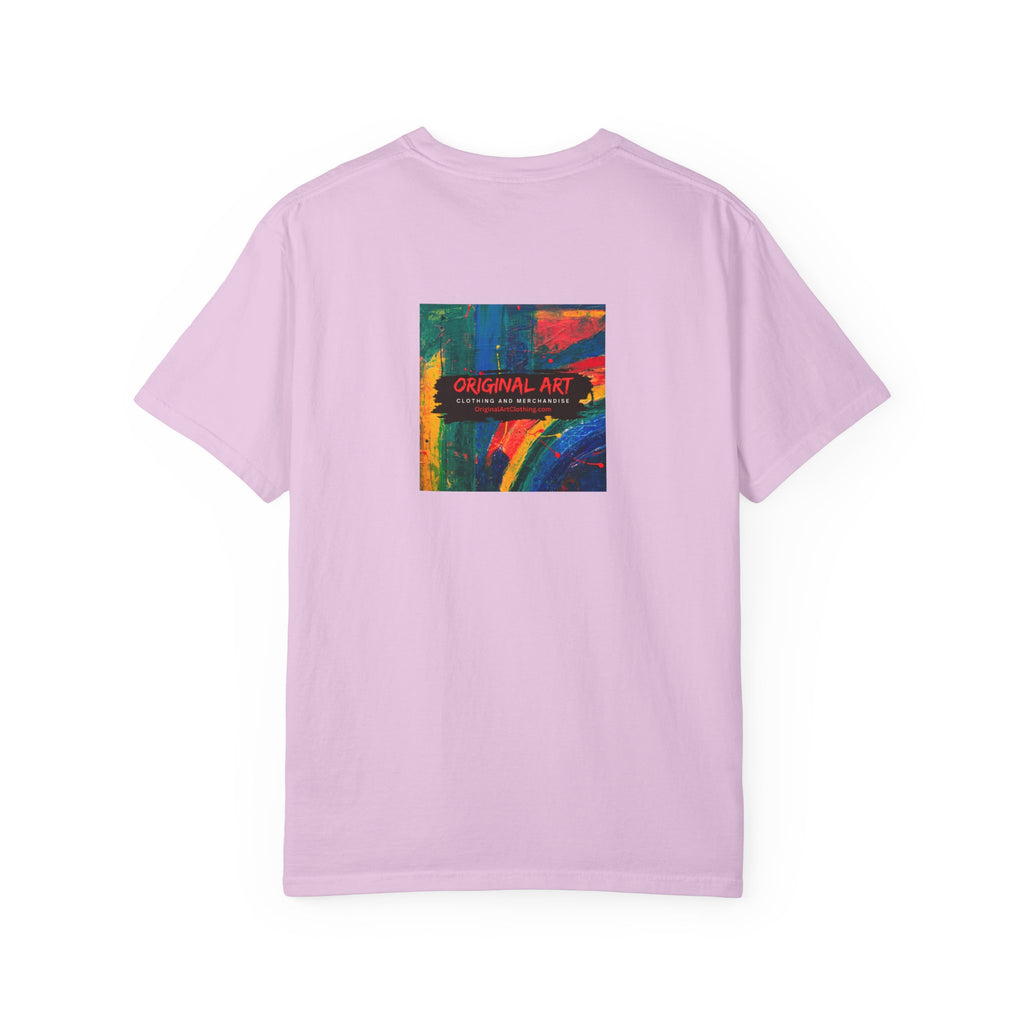 Girl Dad T-Shirt — 'Girl Dad' Heart Front & Colorful 'Original Art' Back Tee