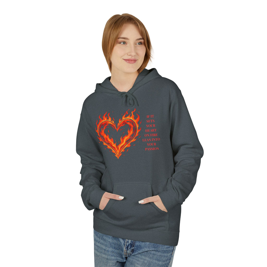 If It Sets Your Heart On Fire Graphic Pullover