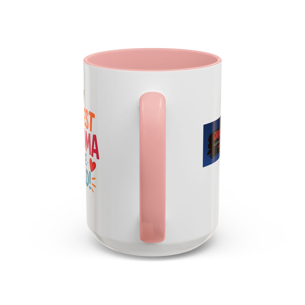 Coolest Grandma in the World Accent Coffee Mug — Fun Gift for Grandmother (11/15oz)
