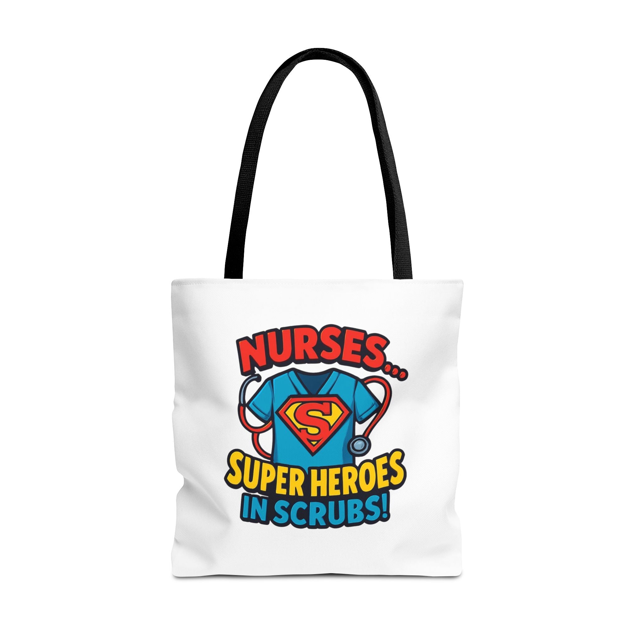 Nurse Tote Bag — "Nurses... Super Heroes in Scrubs" Gift Tote