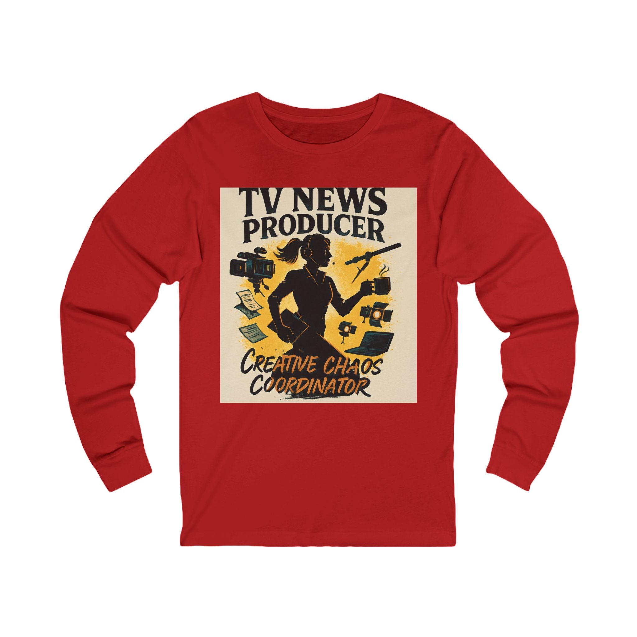TV News Producer Unisex Jersey Long Sleeve Tee