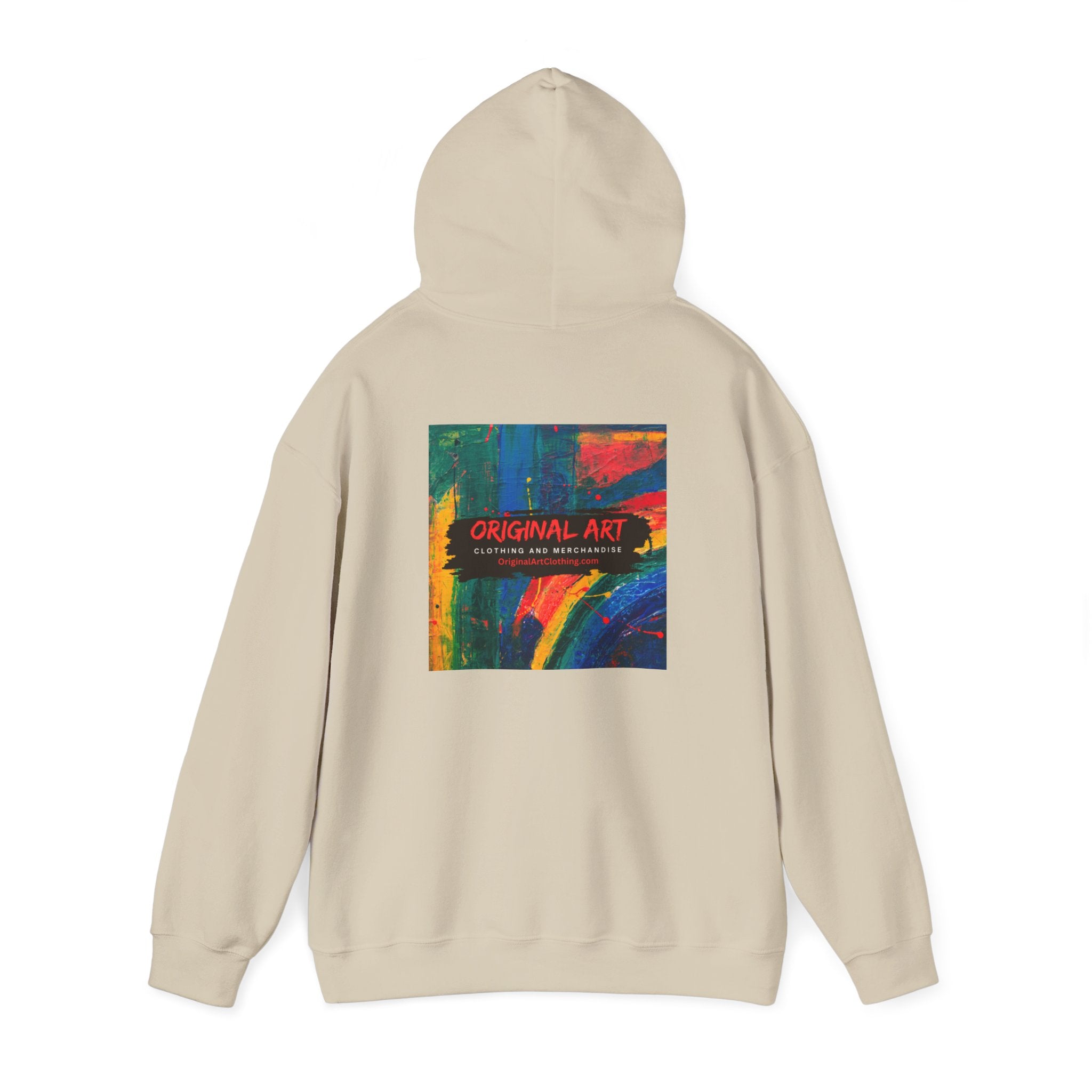 "Producing is My Super Power!" Retro Arcade Girl Graphic Hoodie — "Original Art" Back Print