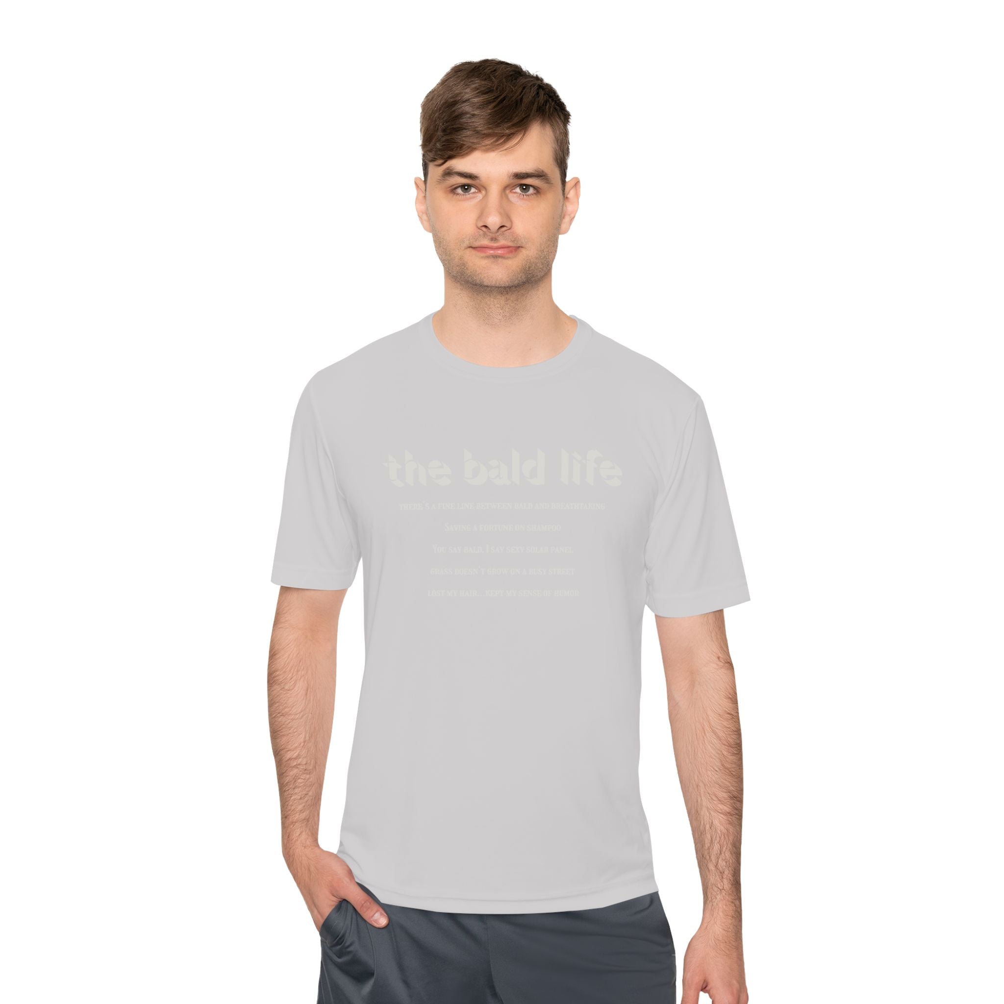 The Bald Life Moisture-Wicking Tee —