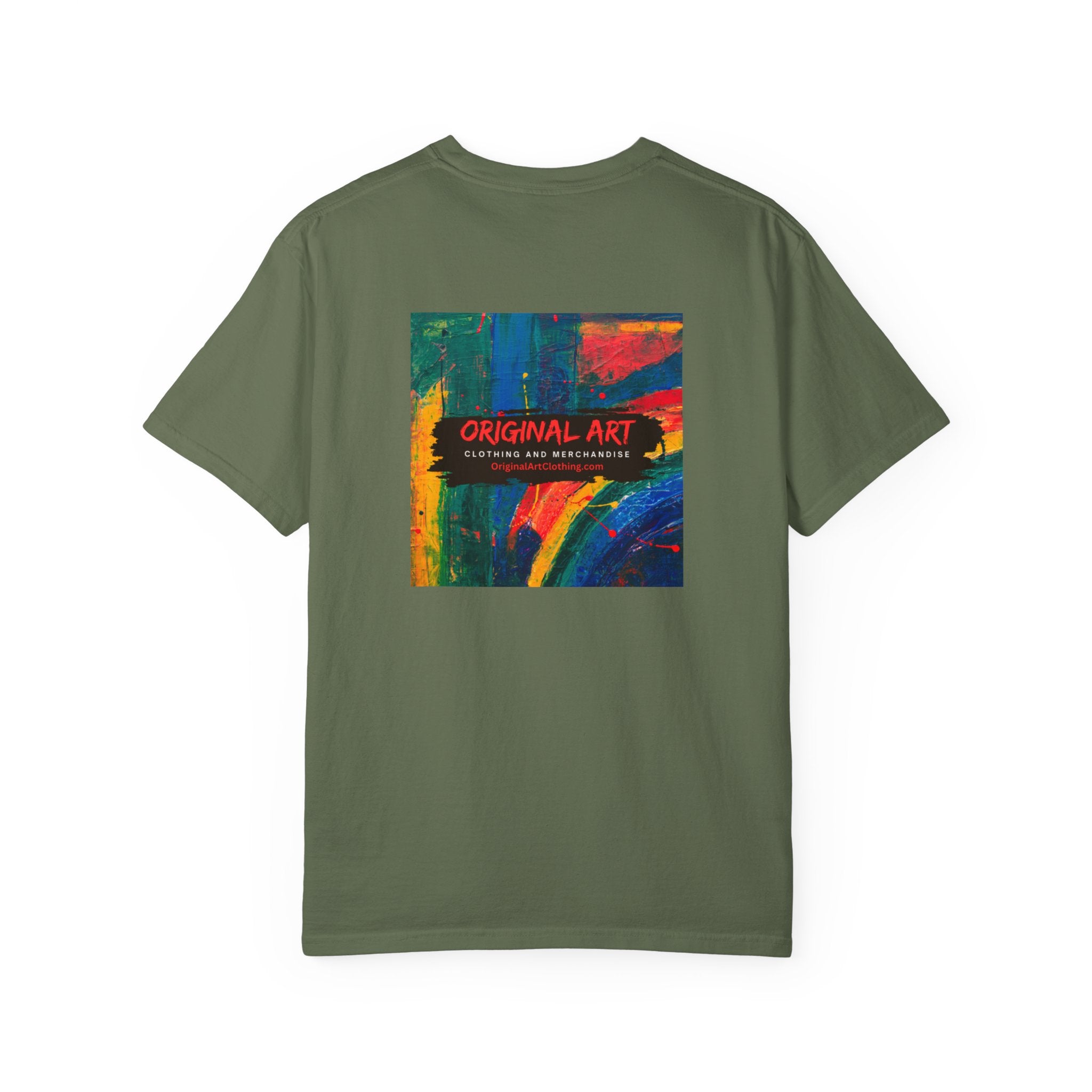 Vibe Unisex Garment-Dyed T-shirt | Casual Wear, Summer Fashion, Gift for Friends, Positive Vibes, Unique Streetwear
