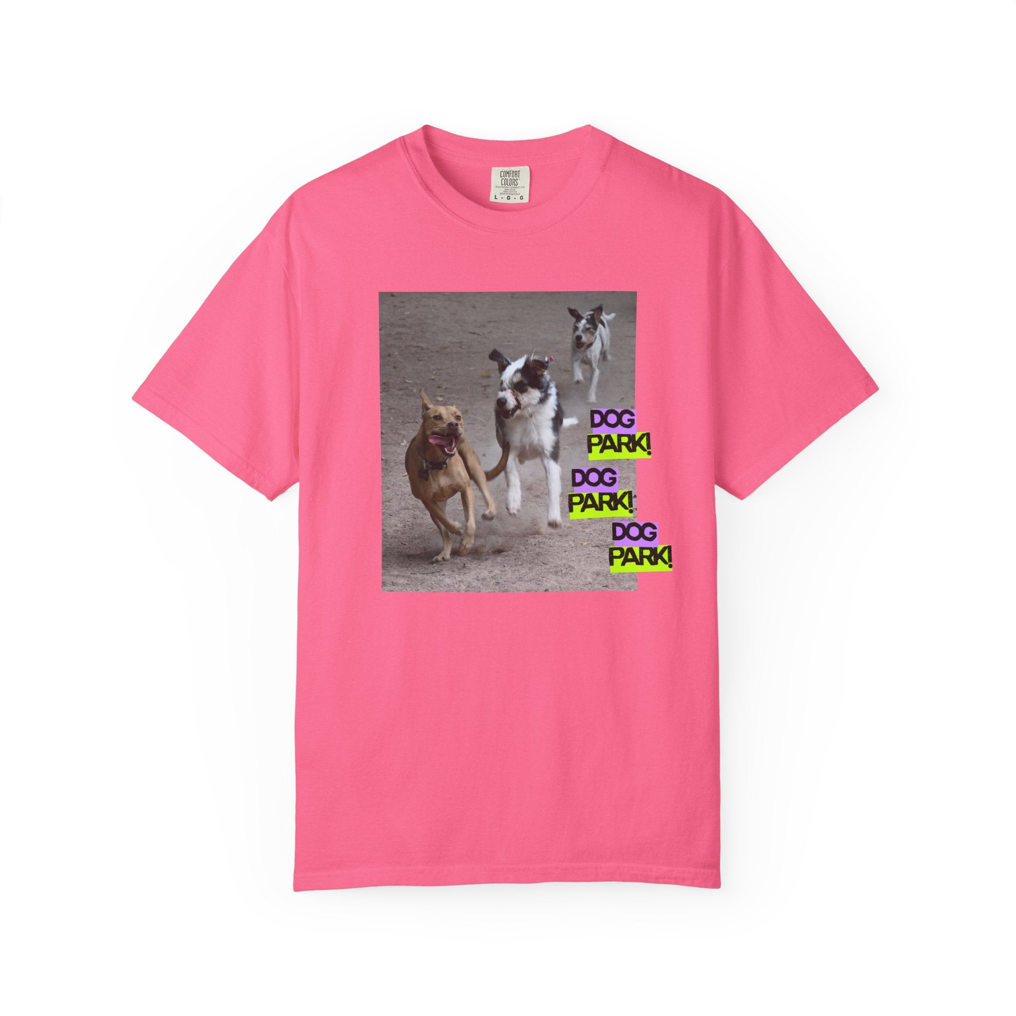 Dog Park Graphic Tee | Fun Pet Lover Shirt, Casual Dog Parent Apparel, Unique Gift for Dog Owners, Animal Lover Fashion