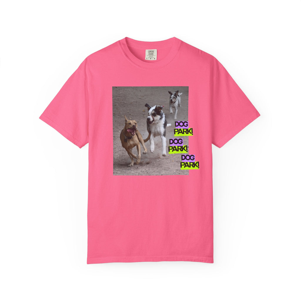Dog Park Graphic Tee | Fun Pet Lover Shirt, Casual Dog Parent Apparel, Unique Gift for Dog Owners, Animal Lover Fashion