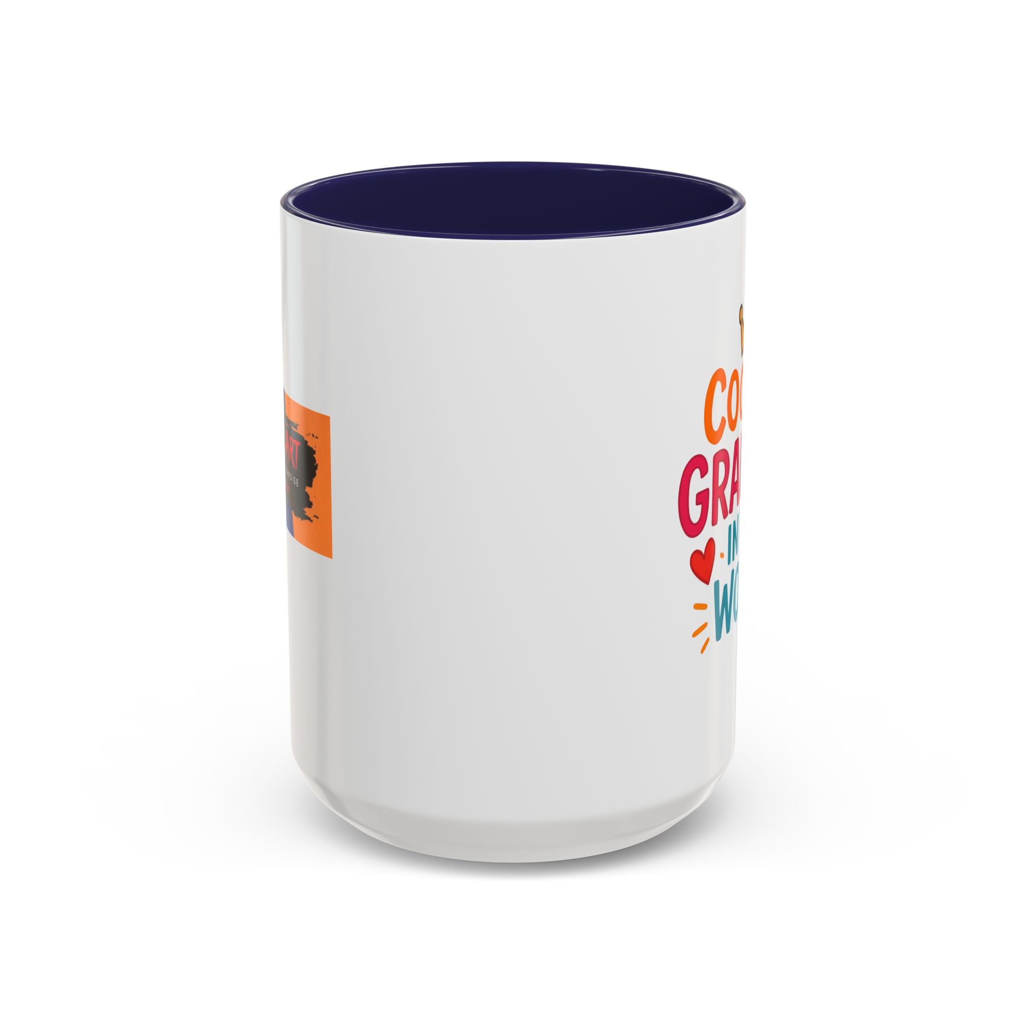 Coolest Grandma in the World Accent Coffee Mug — Fun Gift for Grandmother (11/15oz)