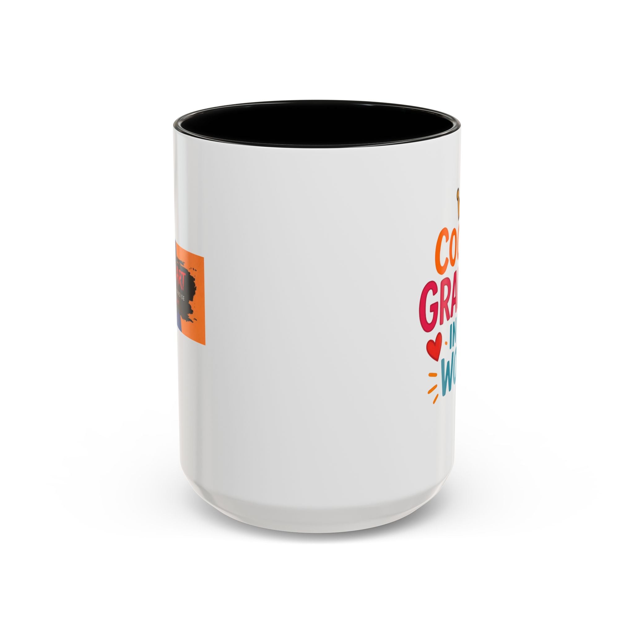 Coolest Grandma in the World Accent Coffee Mug — Fun Gift for Grandmother (11/15oz)