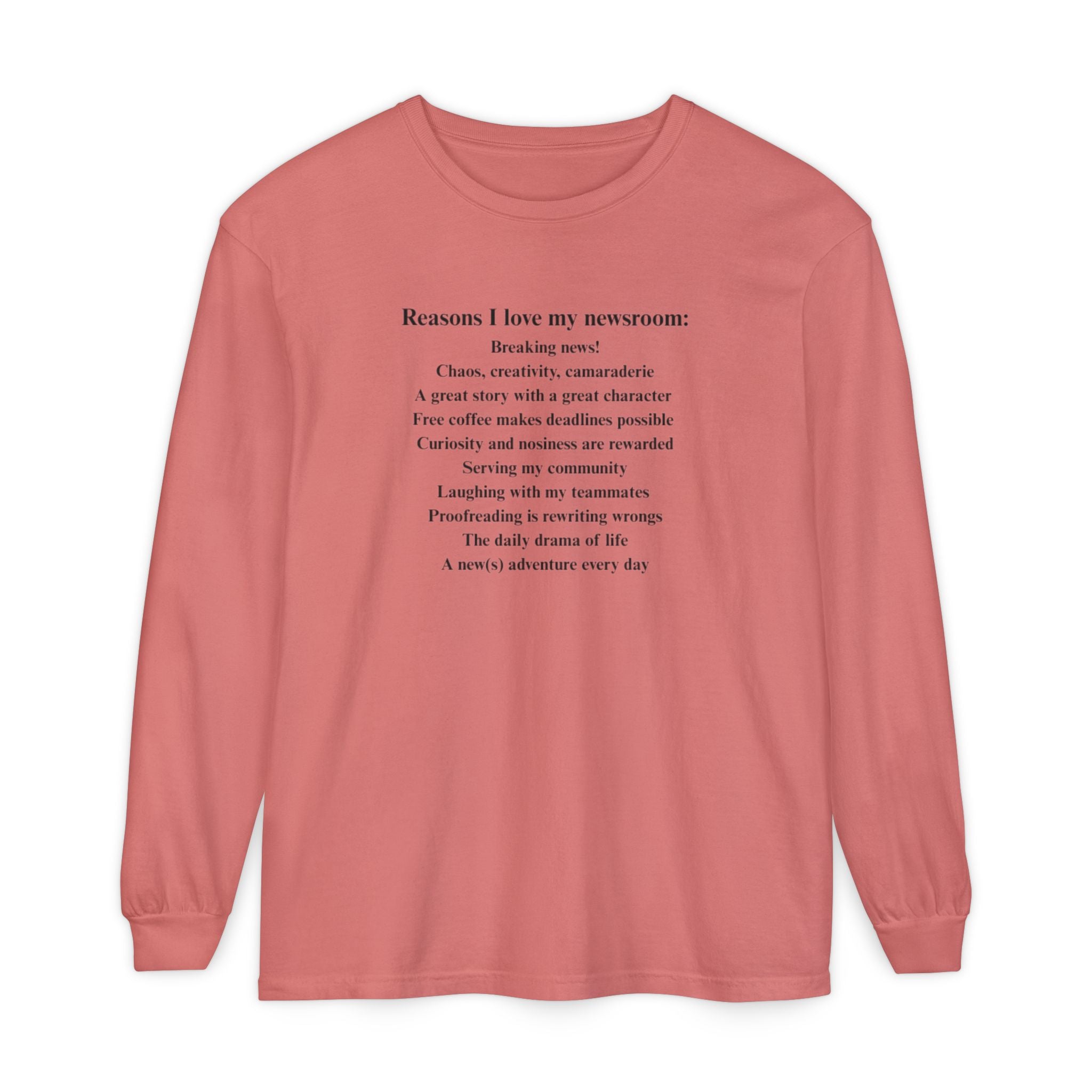 "Reasons I love my newsroom" Fleece Hoodie