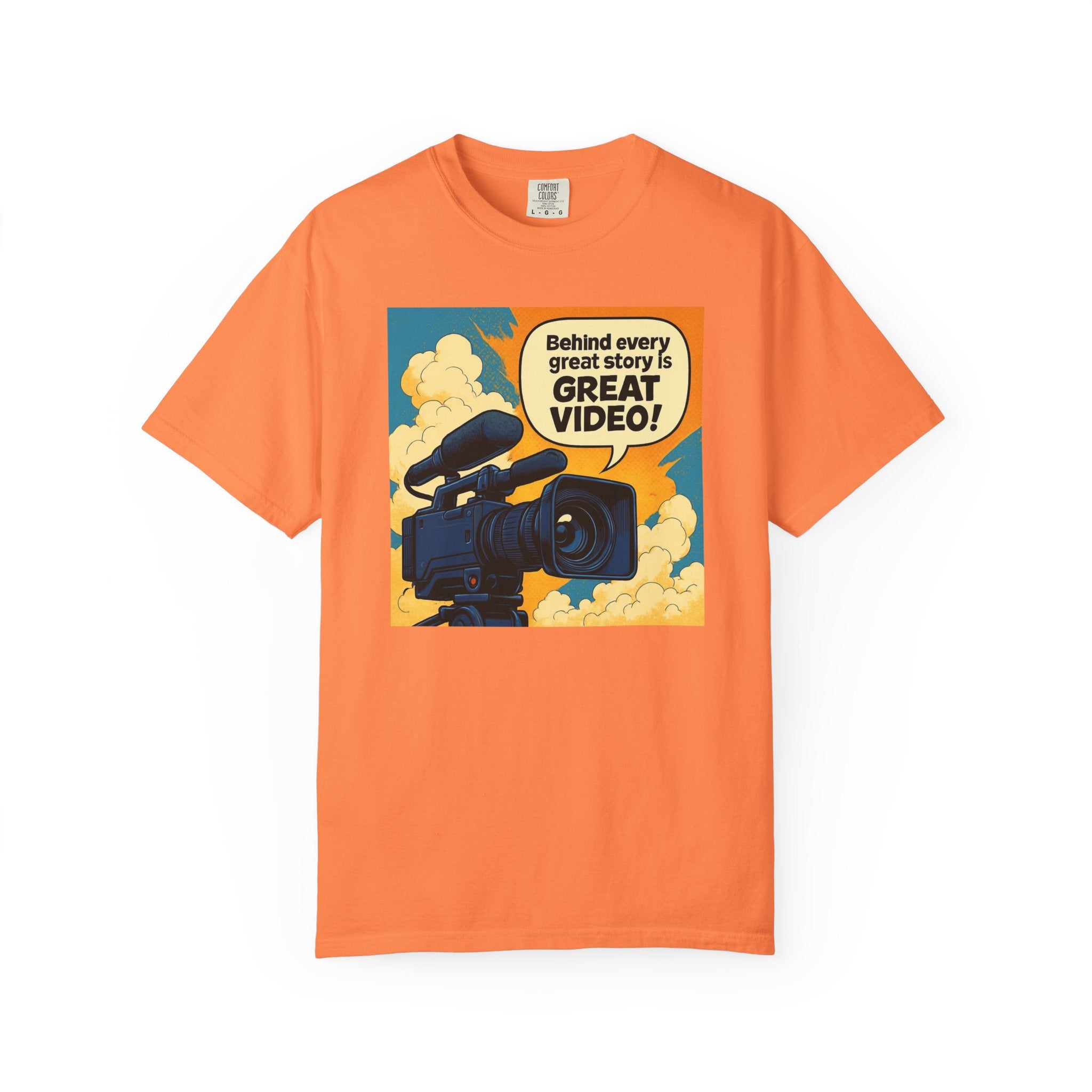 TV News Videographer Unisex Garment-Dyed T-shirt