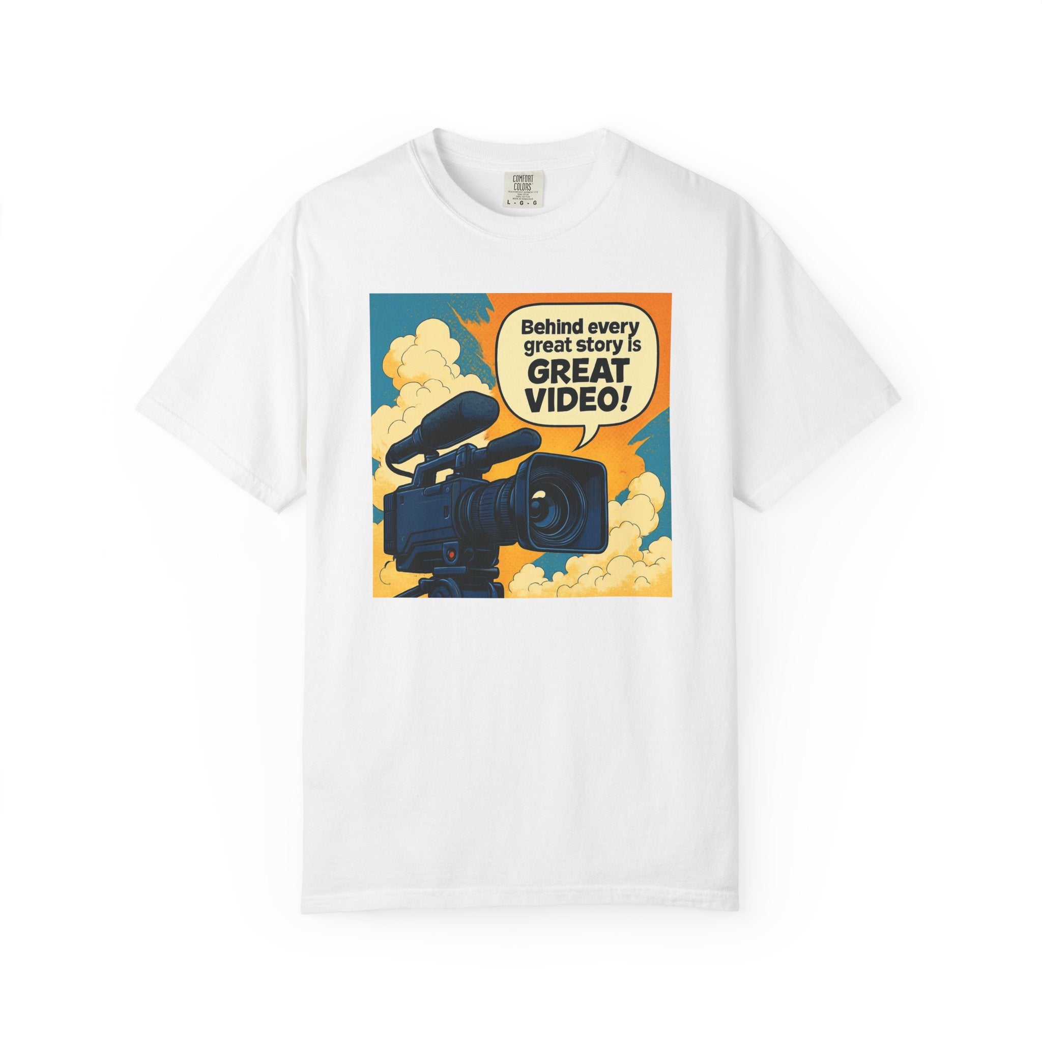 TV News Videographer Unisex Garment-Dyed T-shirt