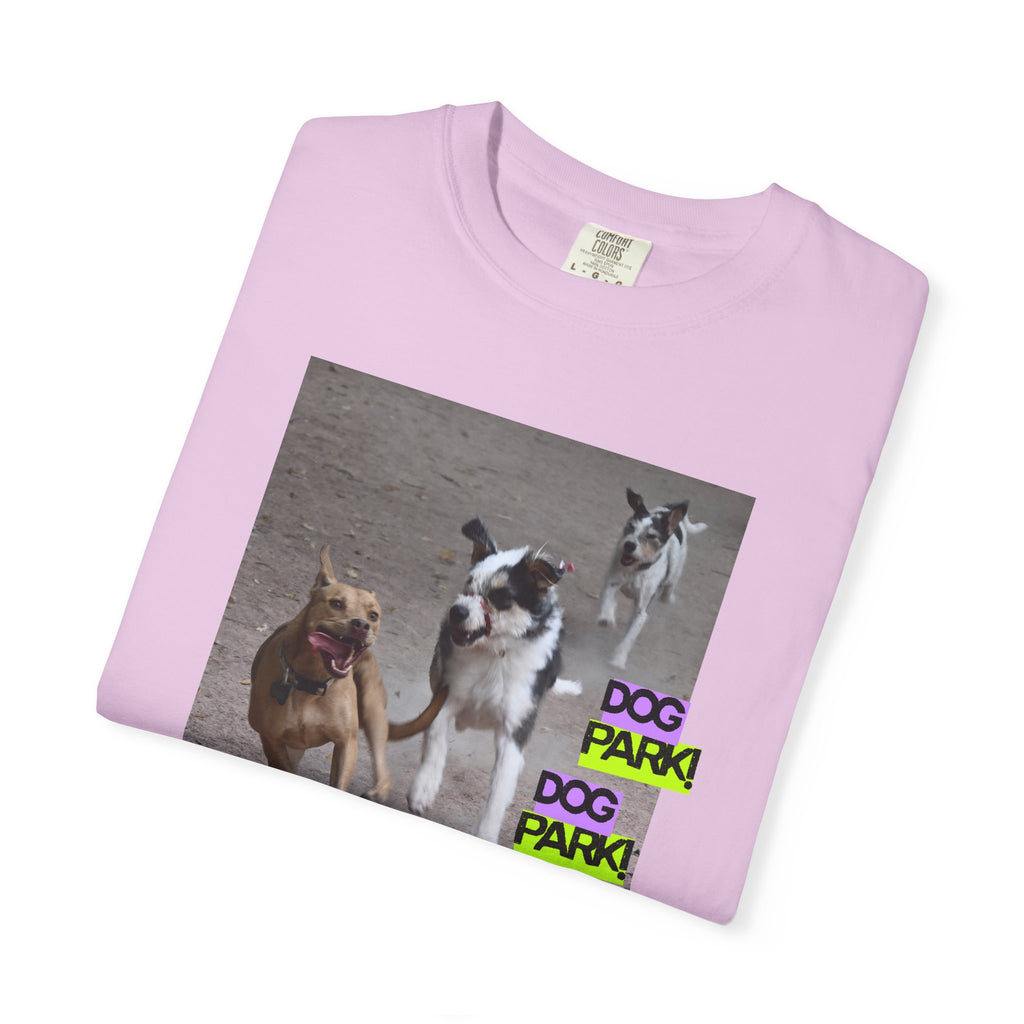 Dog Park Graphic Tee | Fun Pet Lover Shirt, Casual Dog Parent Apparel, Unique Gift for Dog Owners, Animal Lover Fashion