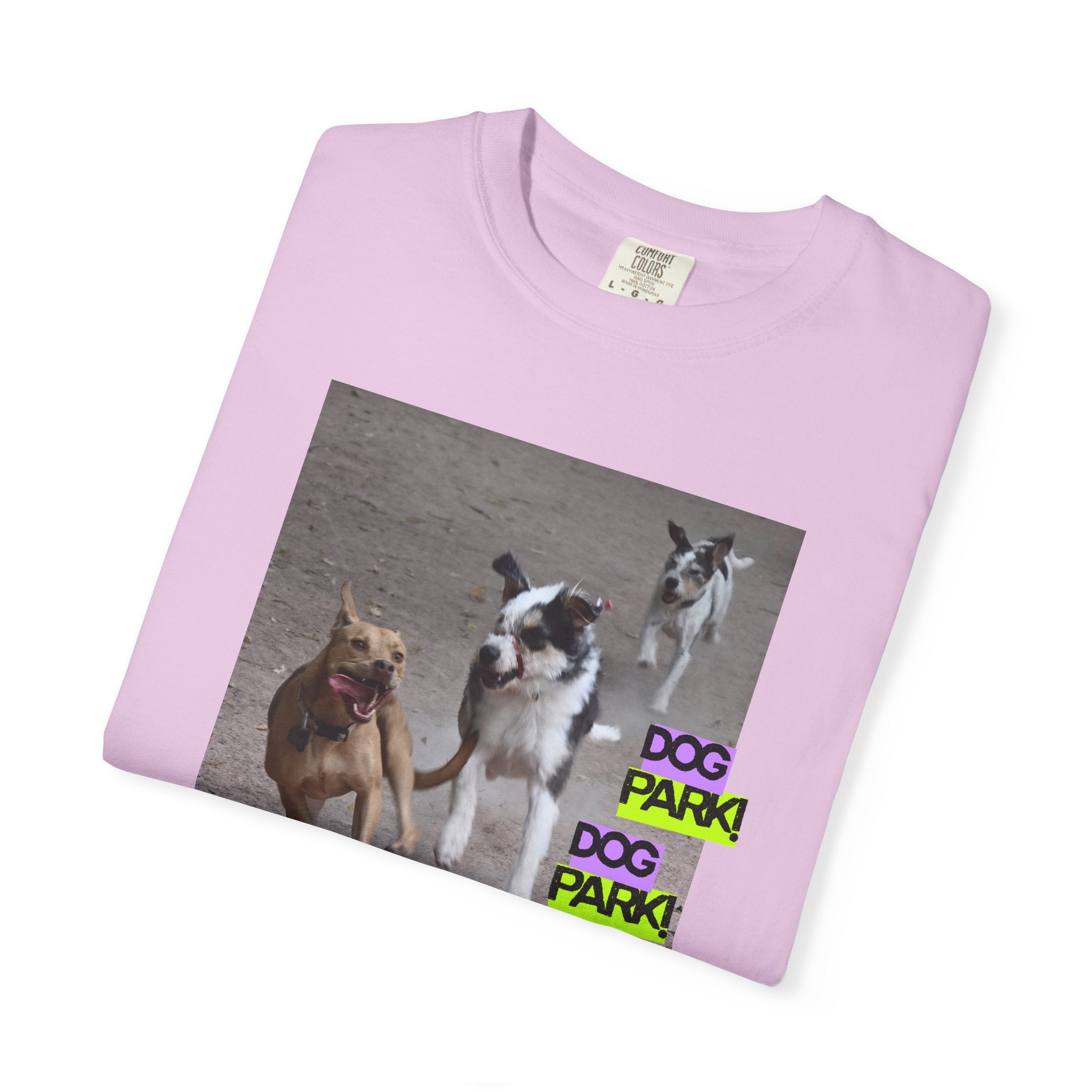 Dog Park Graphic Tee | Fun Pet Lover Shirt, Casual Dog Parent Apparel, Unique Gift for Dog Owners, Animal Lover Fashion