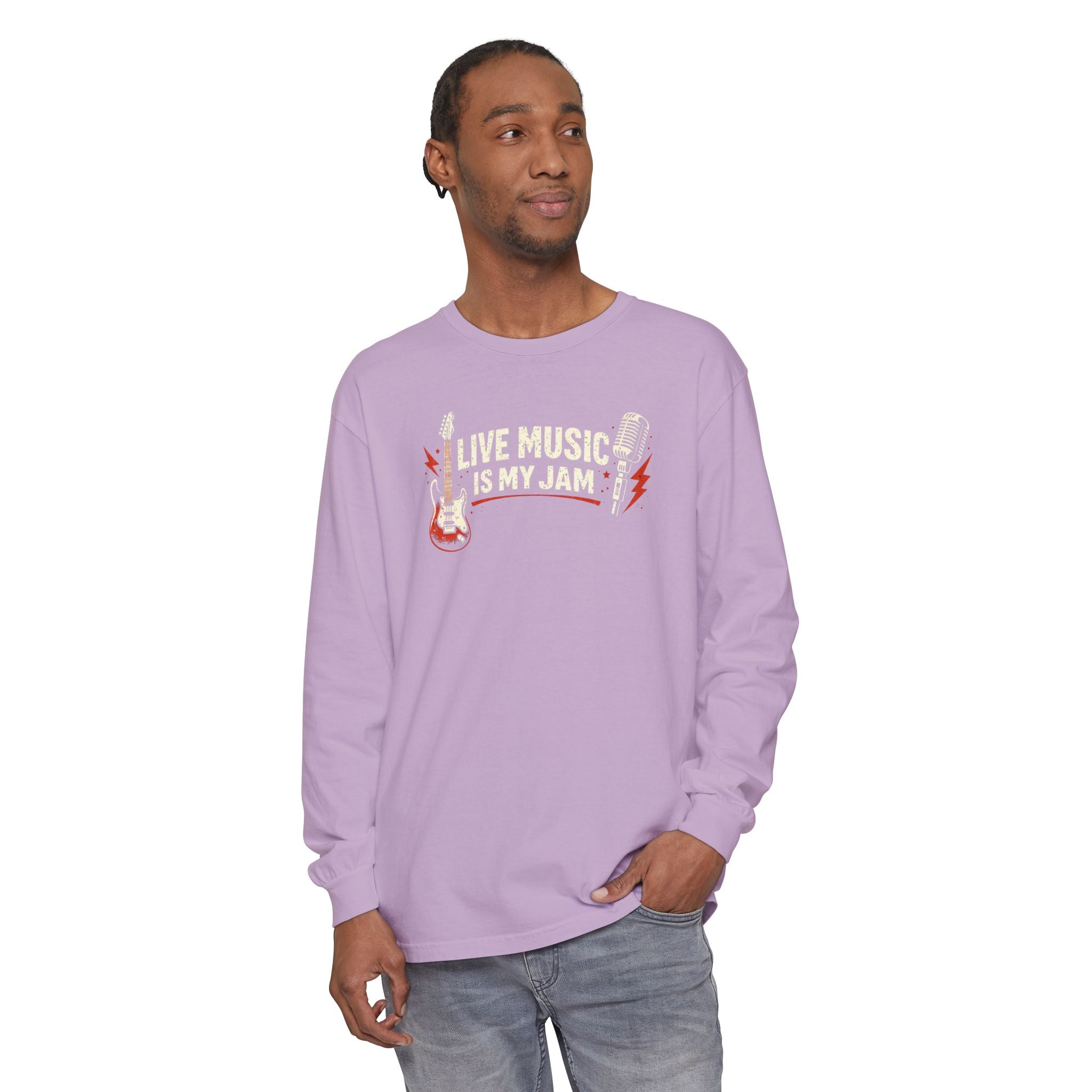 Live Music Is My Jam Long Sleeve Tee