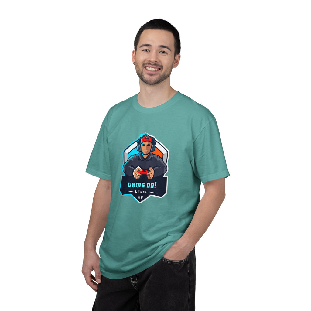 "Game On! Level Up" Graphic Tee Shirt