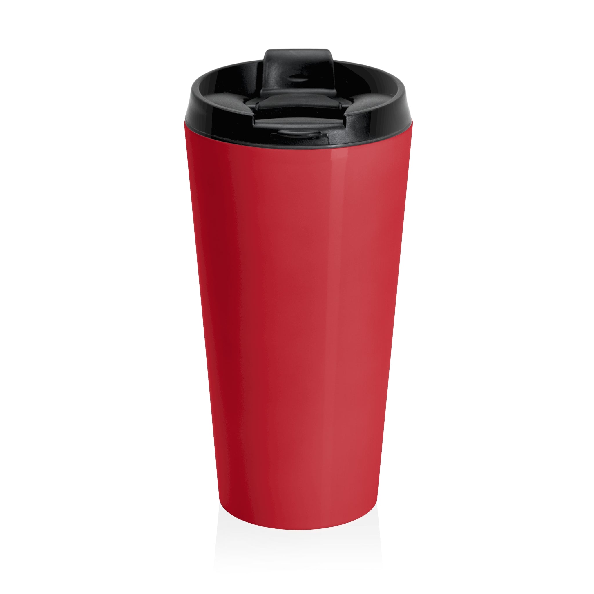Fierce Fearless Fabulous Travel Mug — Red Stainless Steel Insulated Tumbler
