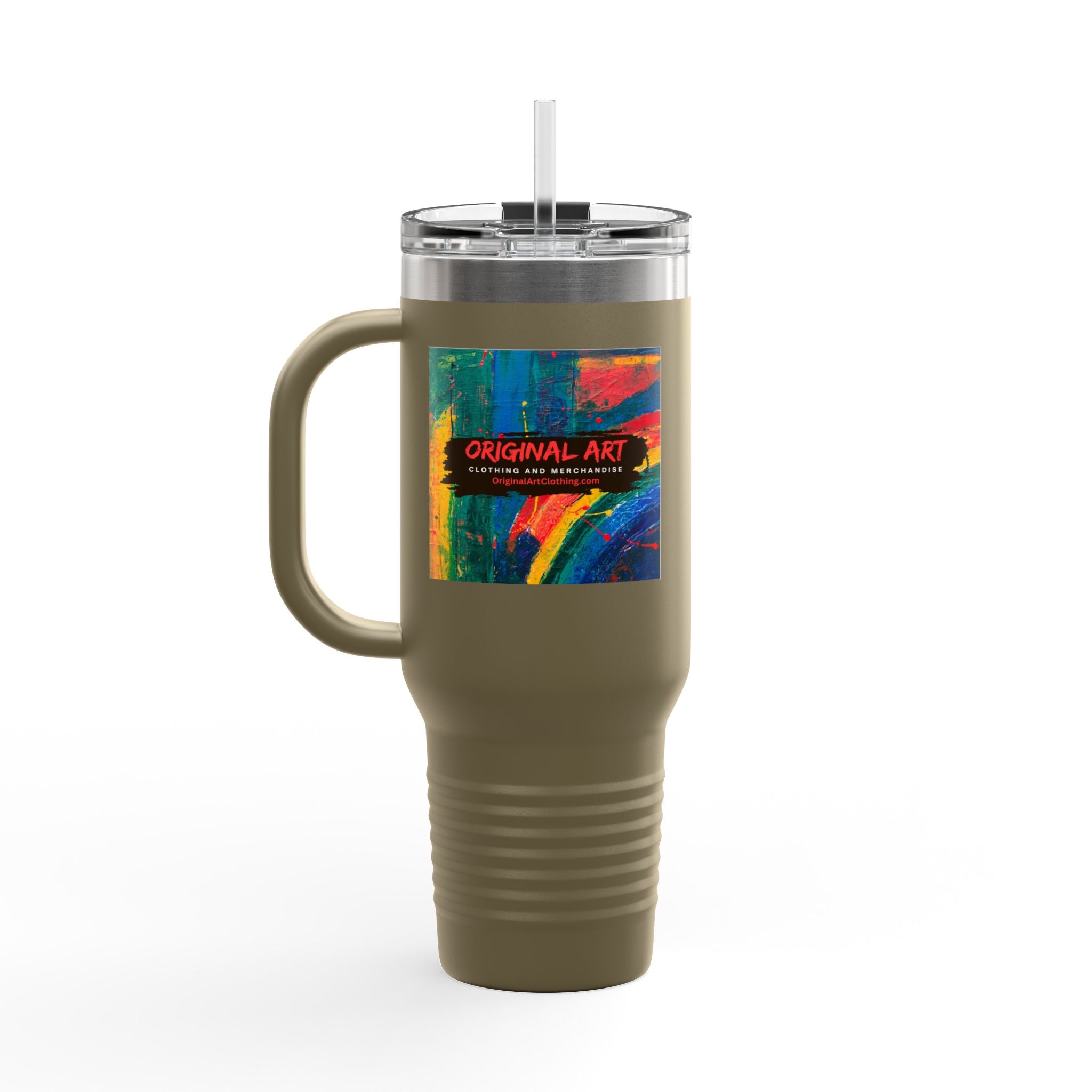 Travel Mug — "I teach. But you may call me a learning ninja." 40oz Insulated Teacher Tumbler