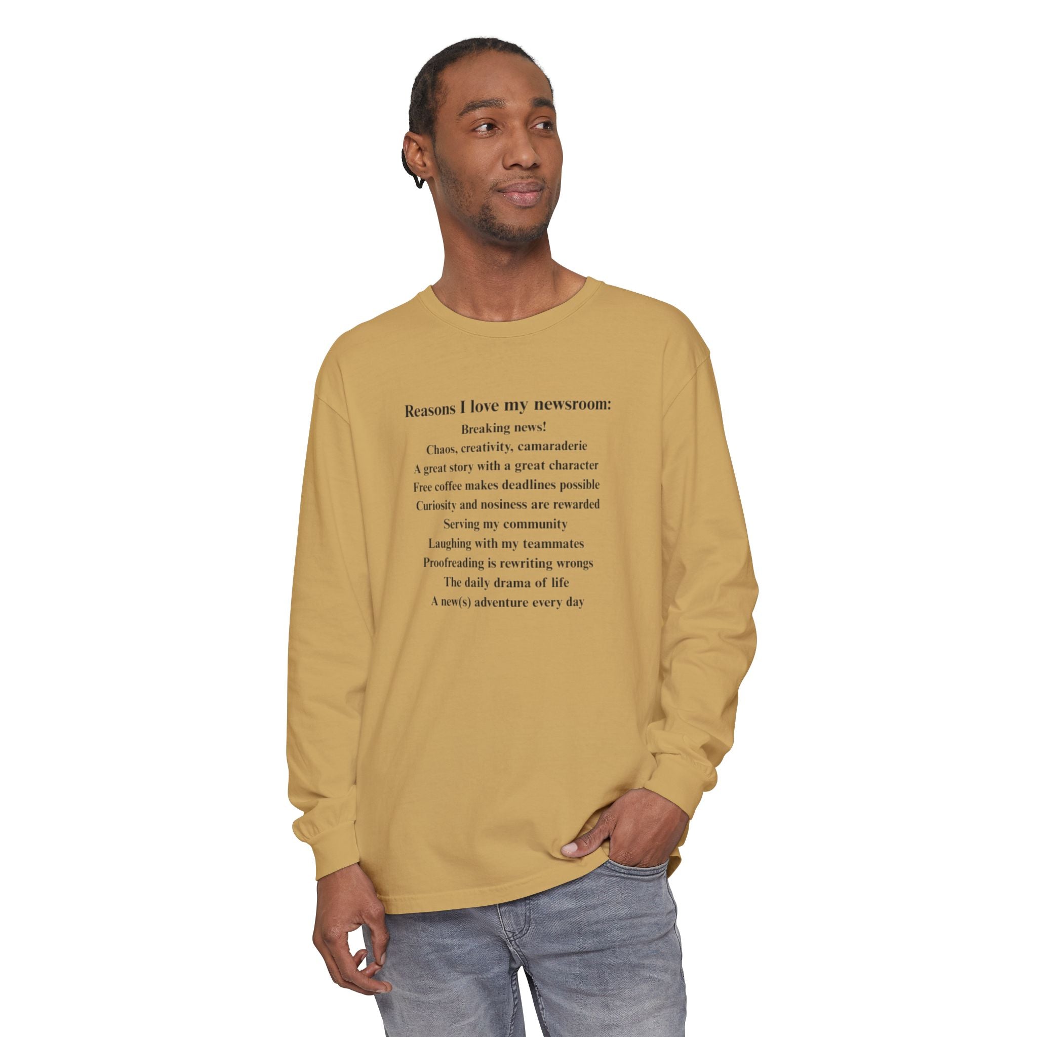 "Reasons I love my newsroom" Fleece Hoodie