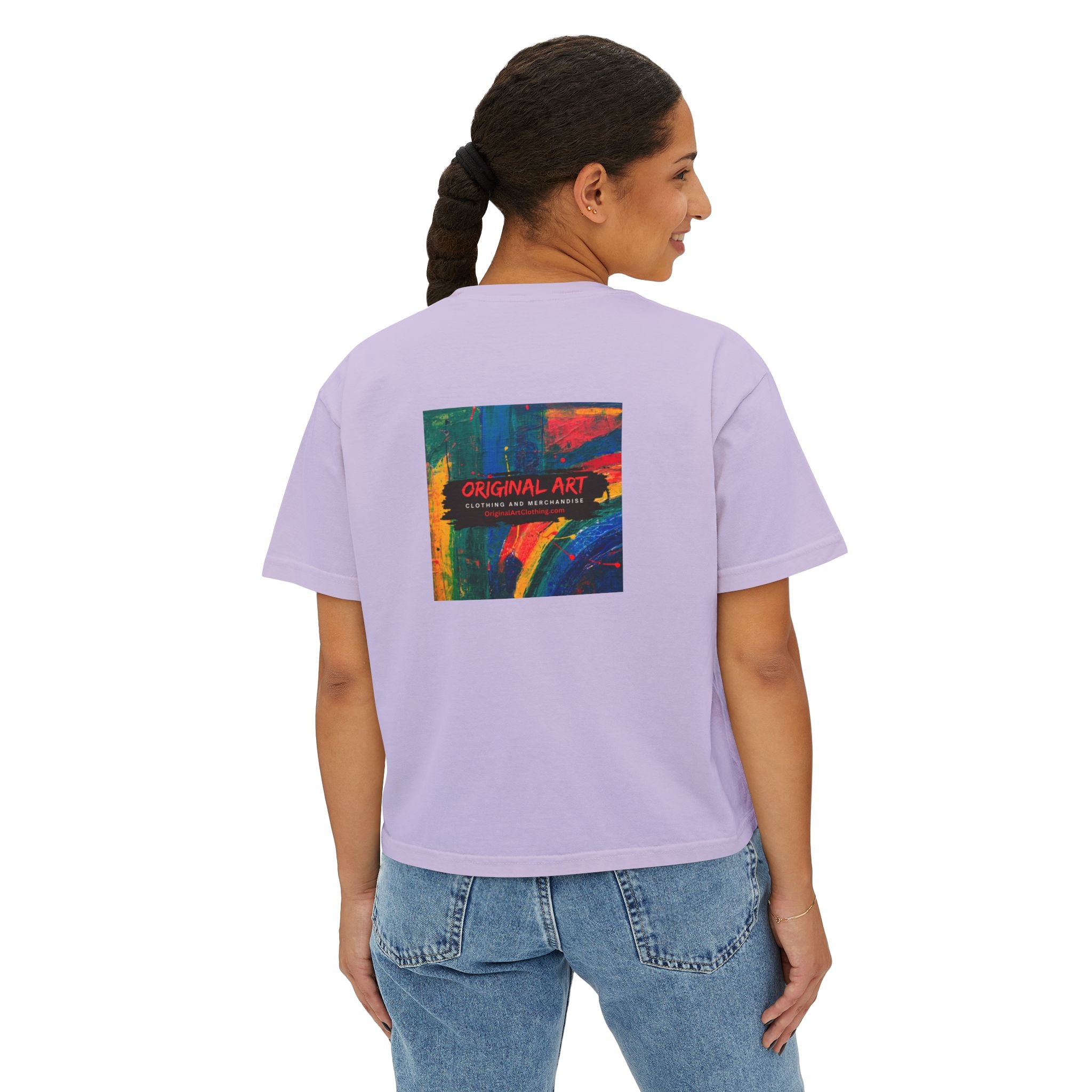 Teacher Quote Boxy Tee — "I teach. It's like directing a dramedy..."
