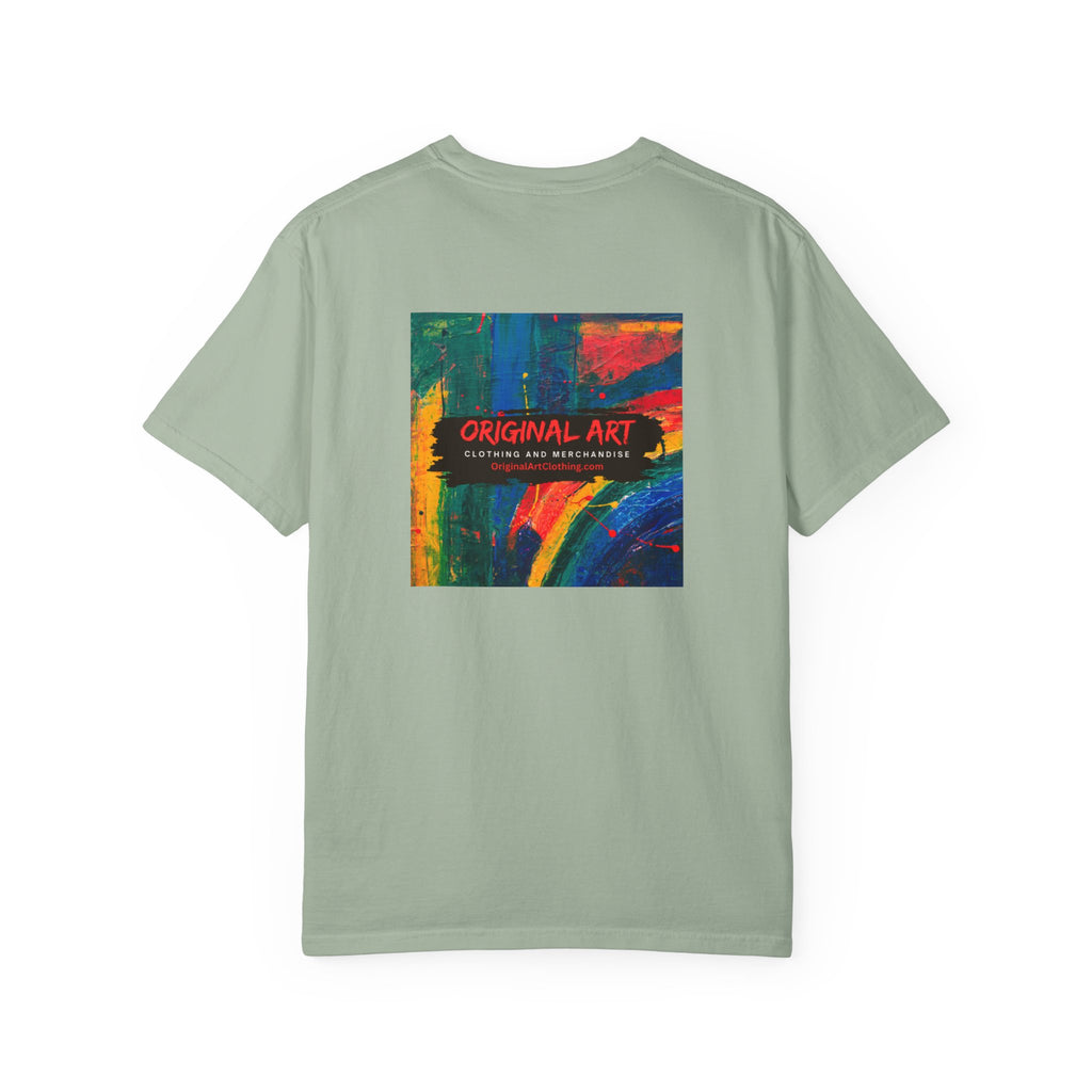 Vibe Unisex Garment-Dyed T-shirt | Casual Wear, Summer Fashion, Gift for Friends, Positive Vibes, Unique Streetwear