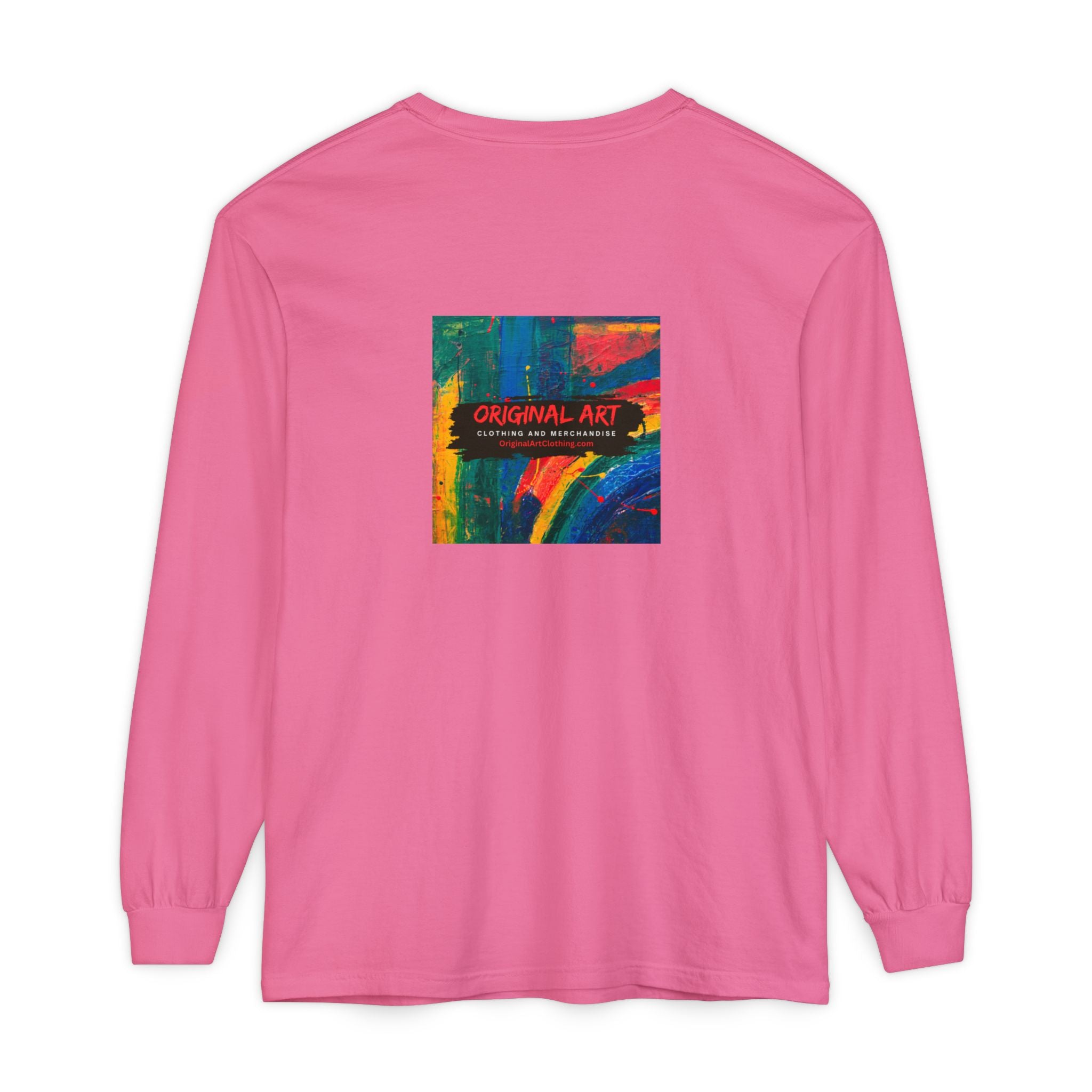 Dog Park Unisex Garment-dyed Long Sleeve T-Shirt