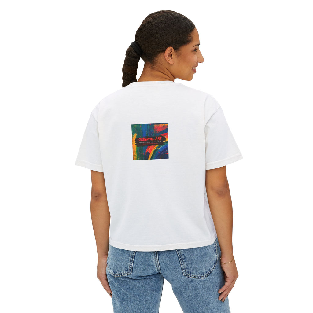 Nurses Superheroes Tee — "Nurses Super Heroes in Scrubs" Women's Boxy T‑Shirt (Casual Gift for Nurses)