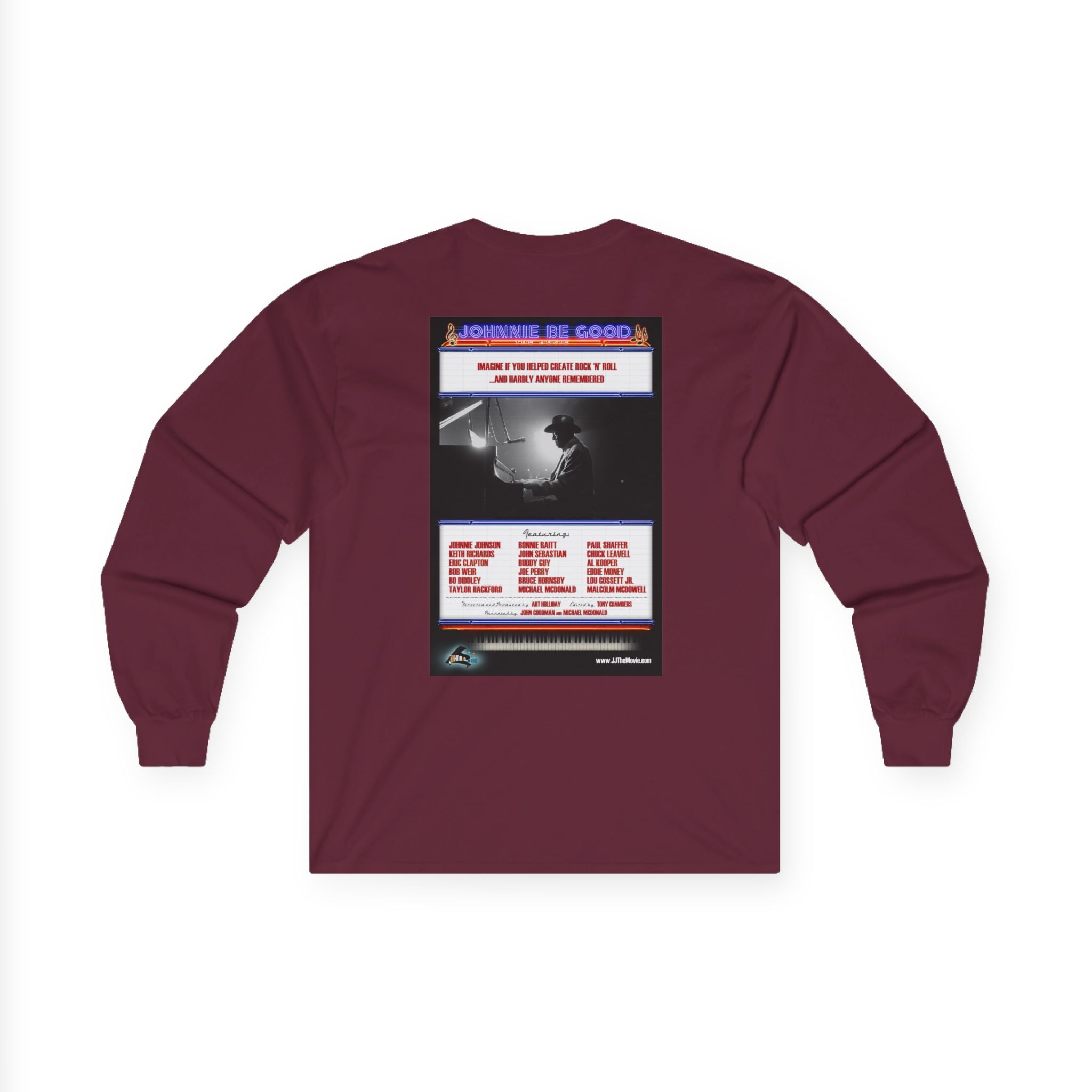 "Johnnie Be Good Documentary" Long Sleeve Tee