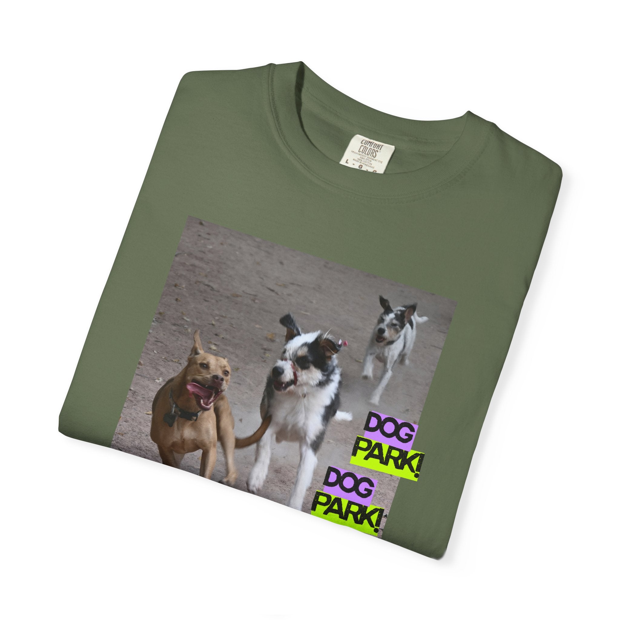 Dog Park Graphic Tee | Fun Pet Lover Shirt, Casual Dog Parent Apparel, Unique Gift for Dog Owners, Animal Lover Fashion