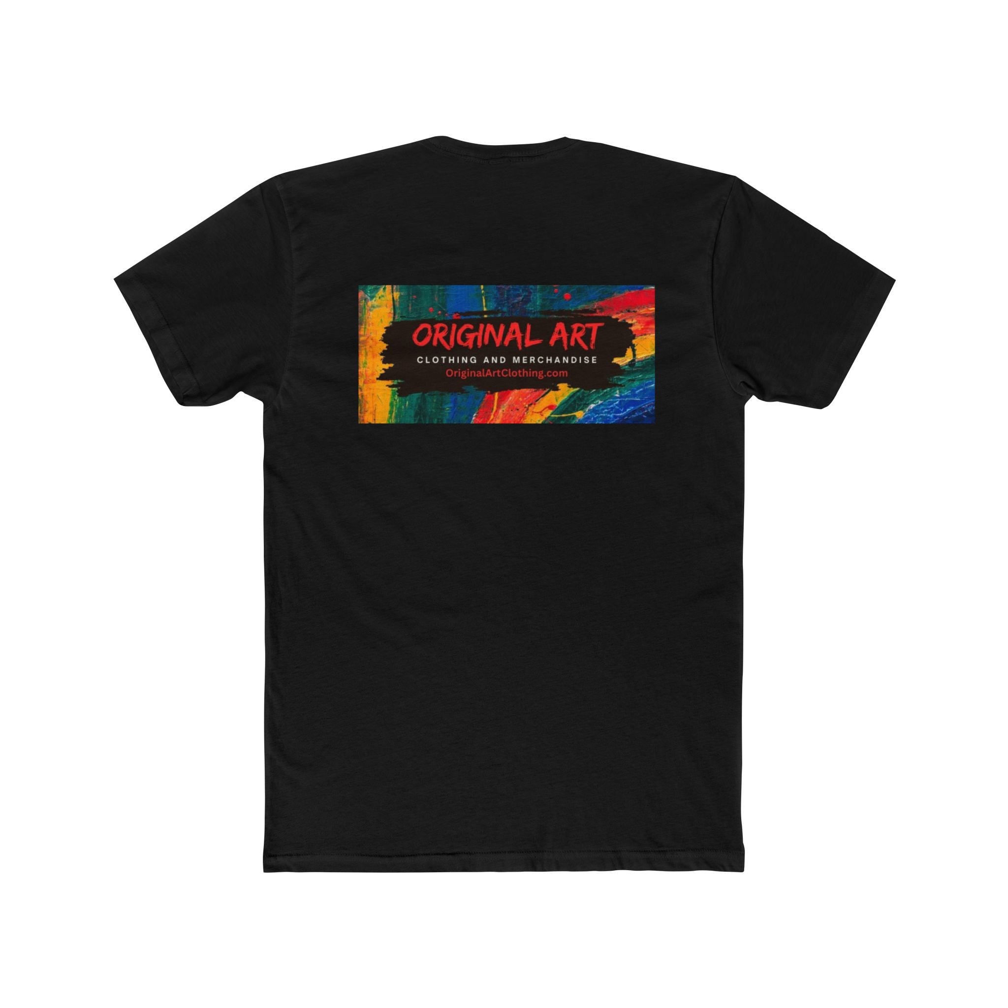 Happy Hour Crew Tee — "Happy Hour" Text Front & Original Art Back Cotton T‑Shirt
