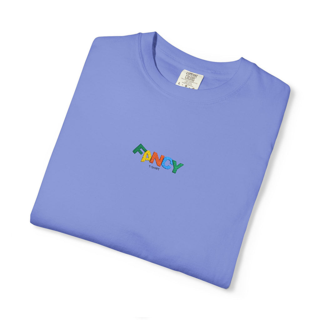 "Fancy" Colorful Logo T-Shirt — Small Chest & Sleeve Graphic