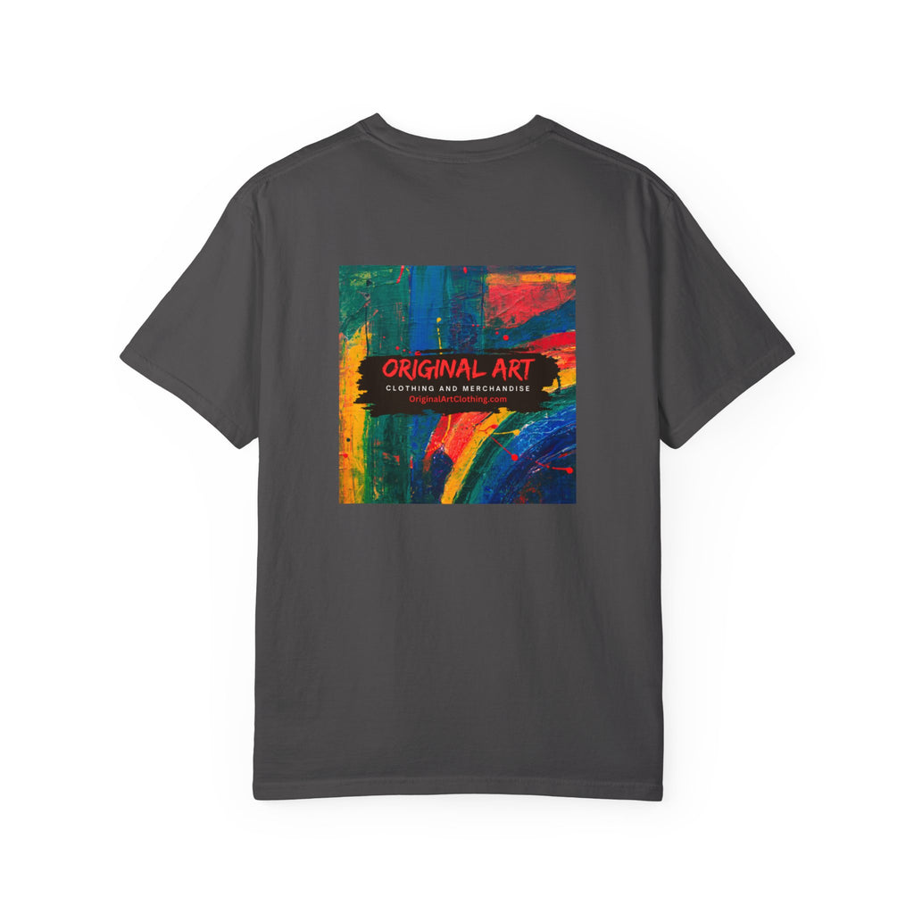 What Up! Tee — Casual Graphic T-Shirt with 'what up!' Front & Original Art Back