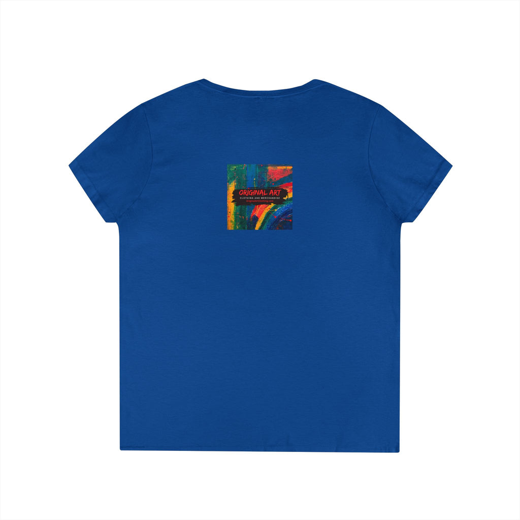 Nurse Superhero V‑Neck Tee — "Nurses Super Heroes in Scrubs"