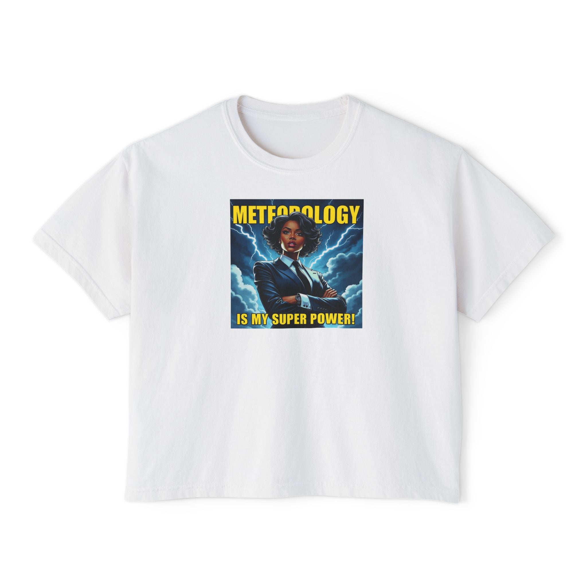 Meteorology Is My Super Power Women's Boxy Tee